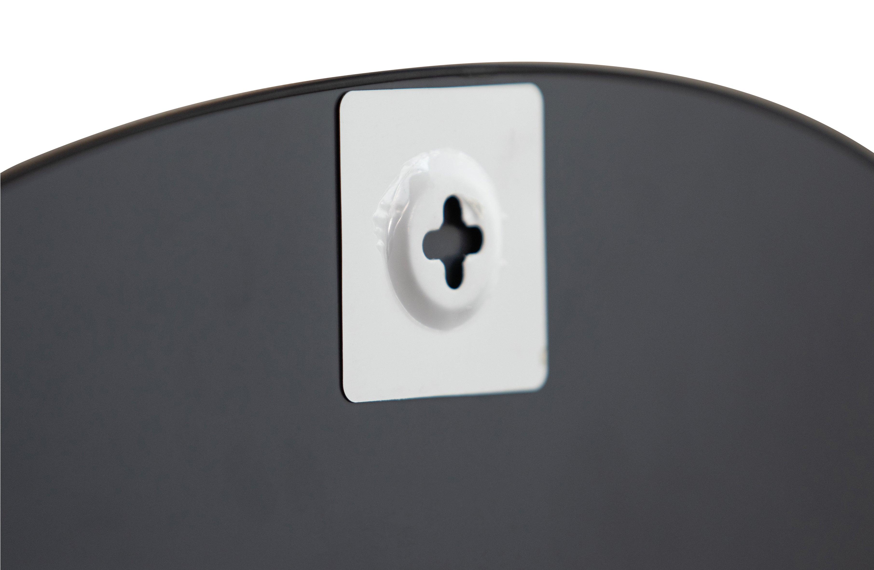 Lustro trójkątne PHILOU czarna rama Woood Exclusive Eye on Design