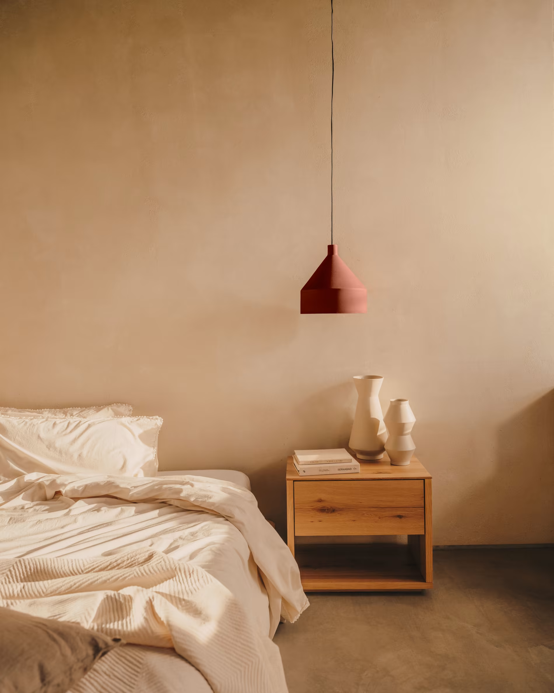 Lampa wisząca PERALTA terakotowy – metal