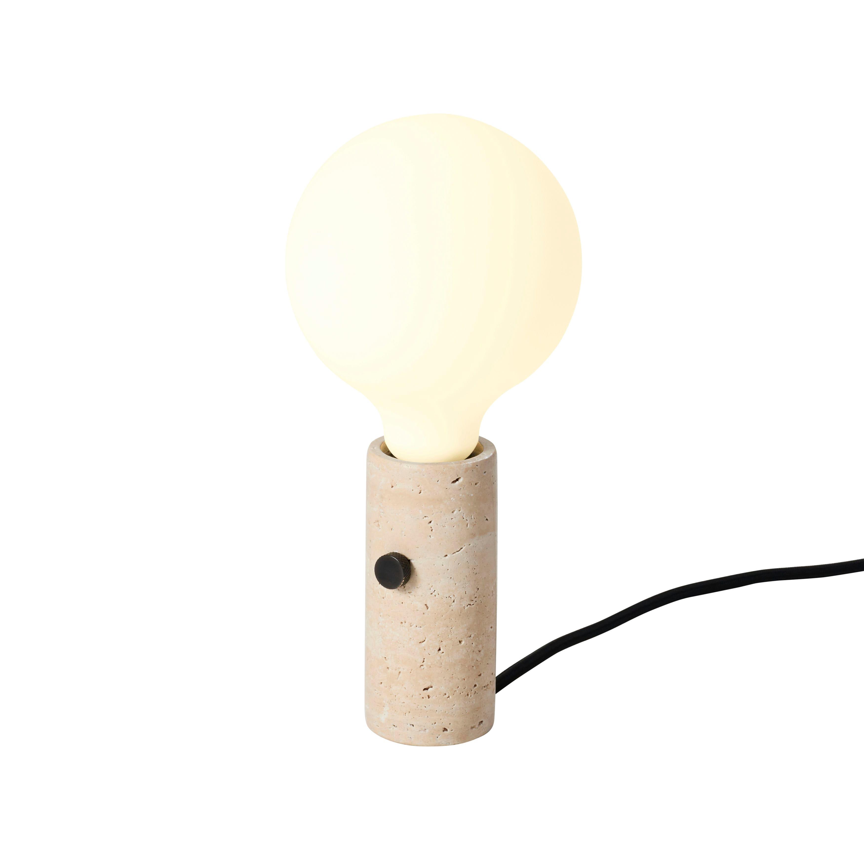 Multifunctionele lamp CORE crème travertijn