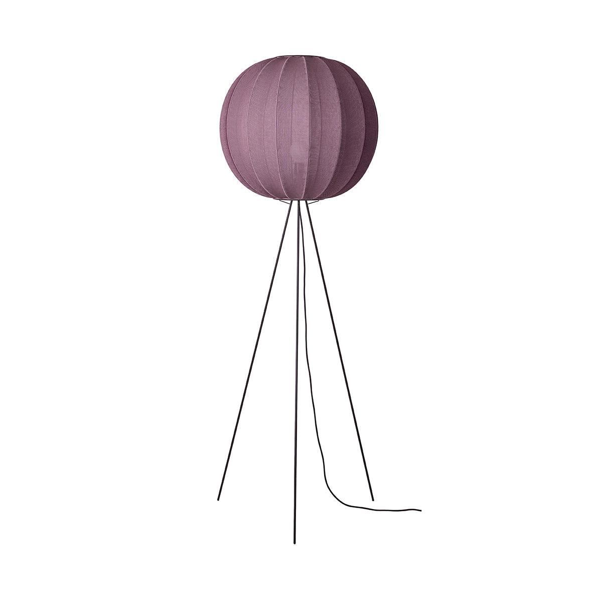 High tripod floor lamp KNIT-WIT burgundy