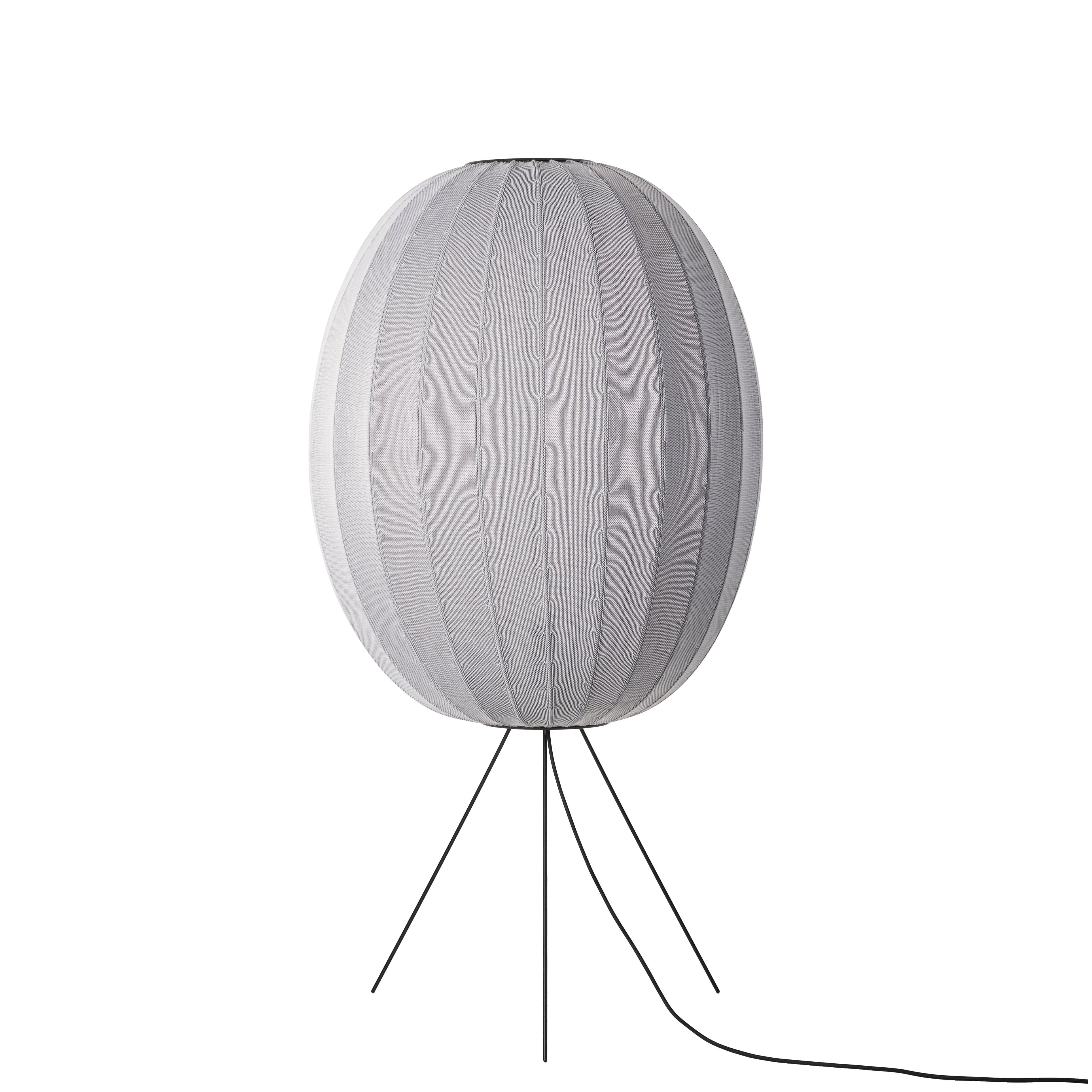 Vloerlamp drievoudig KNIT-WIT grijs