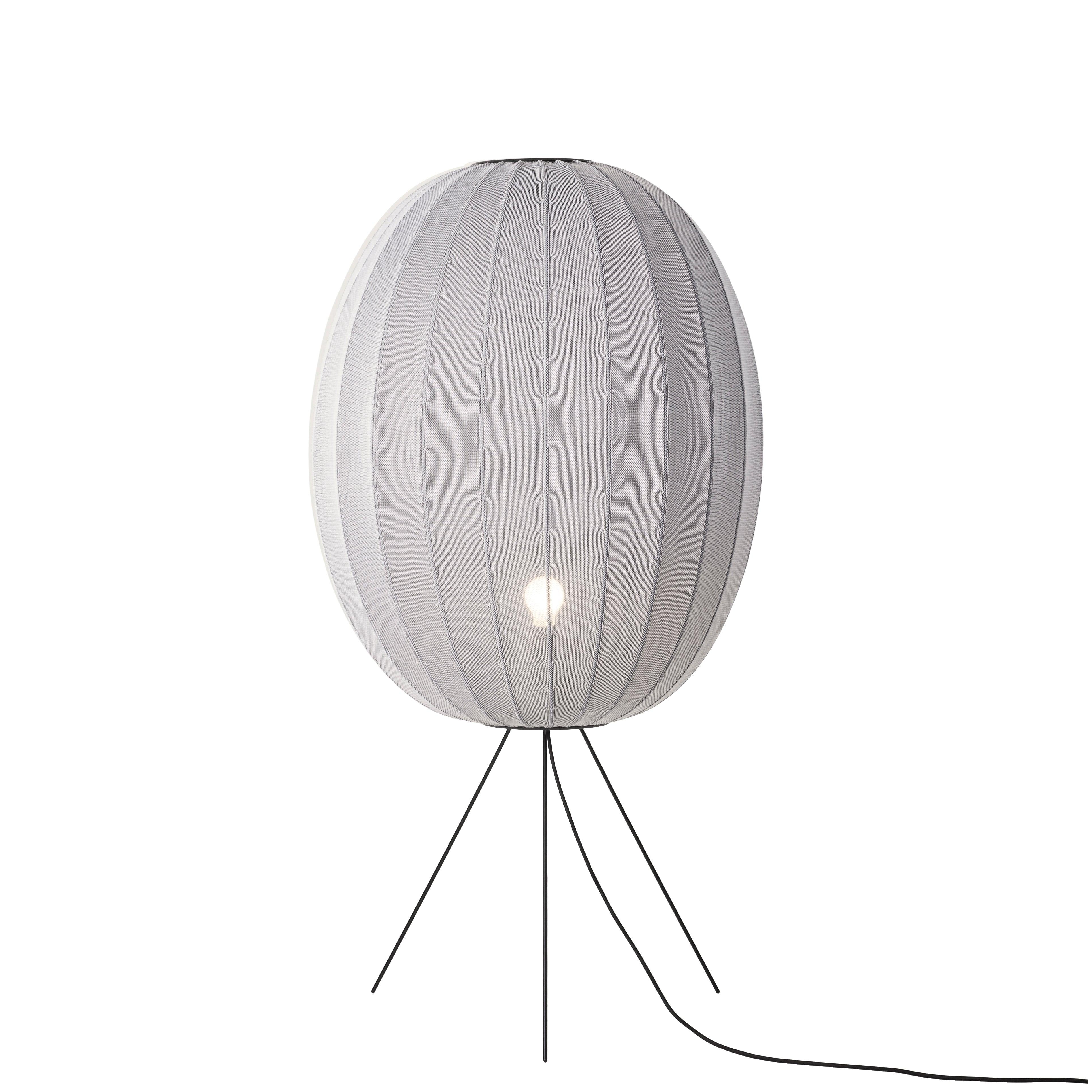 Vloerlamp drievoudig KNIT-WIT grijs