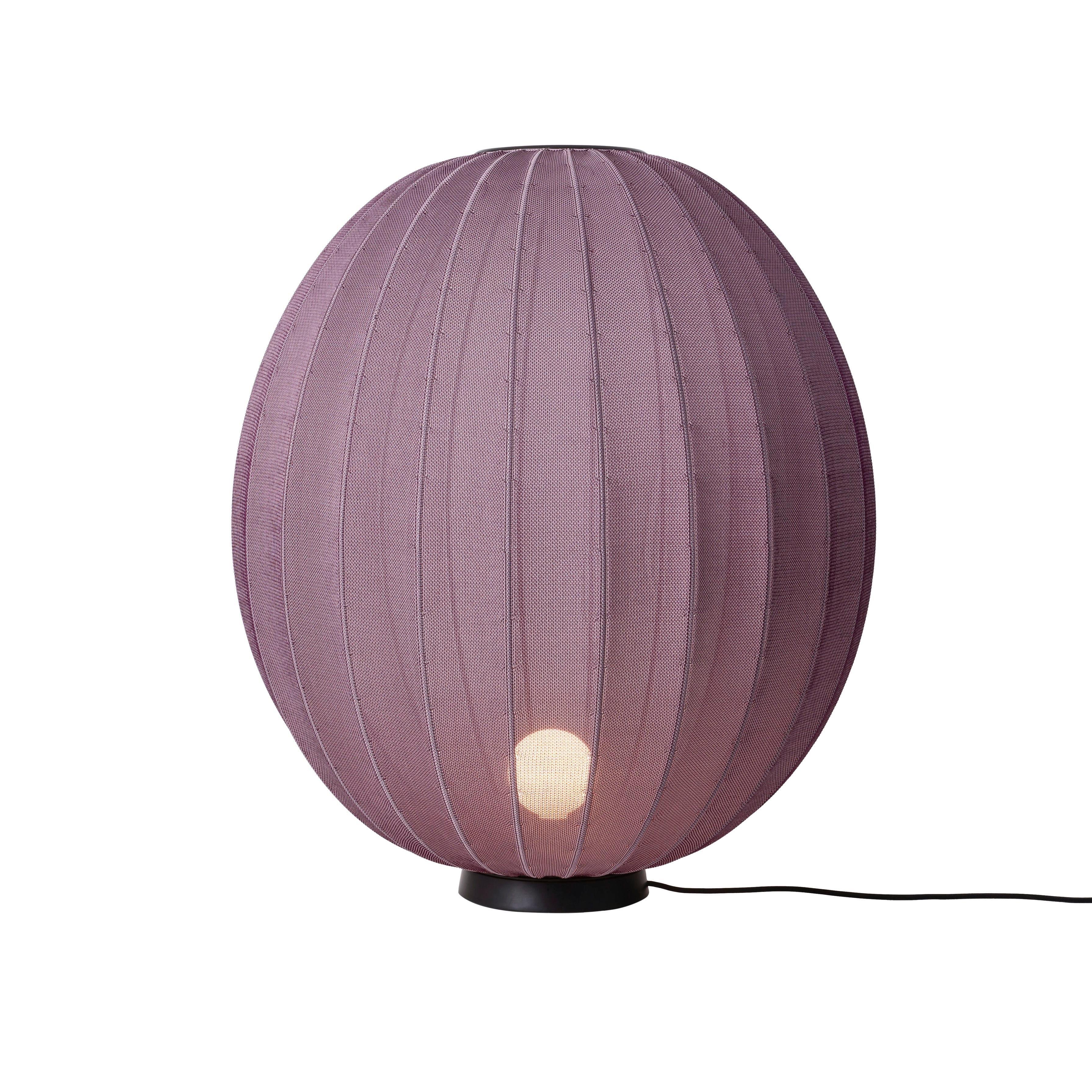 Lampa podłogowa wysoka KNIT-WIT LEVEL burgundowy – styl nowoczesny