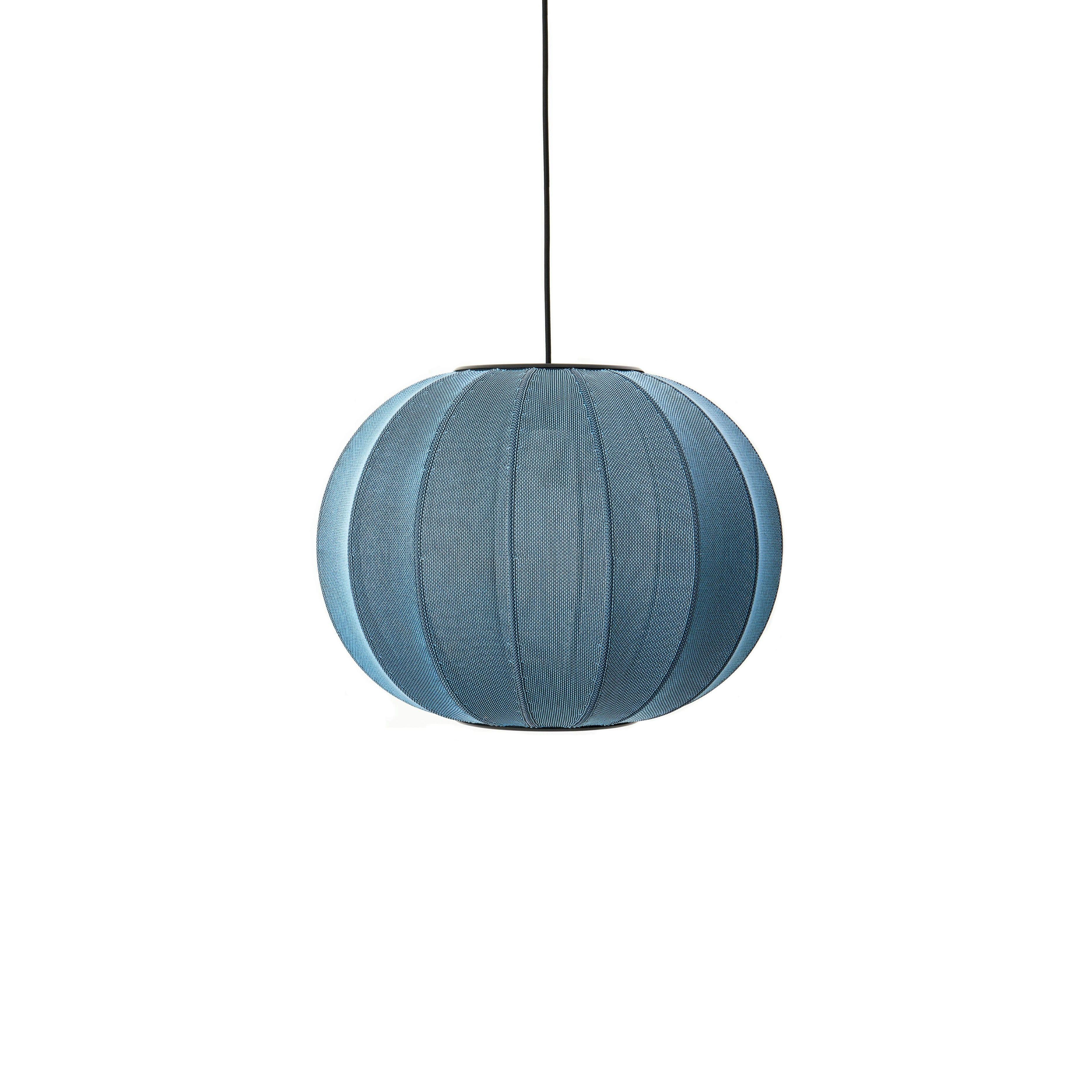 Hanglamp KNIT-WIT ROND blauw