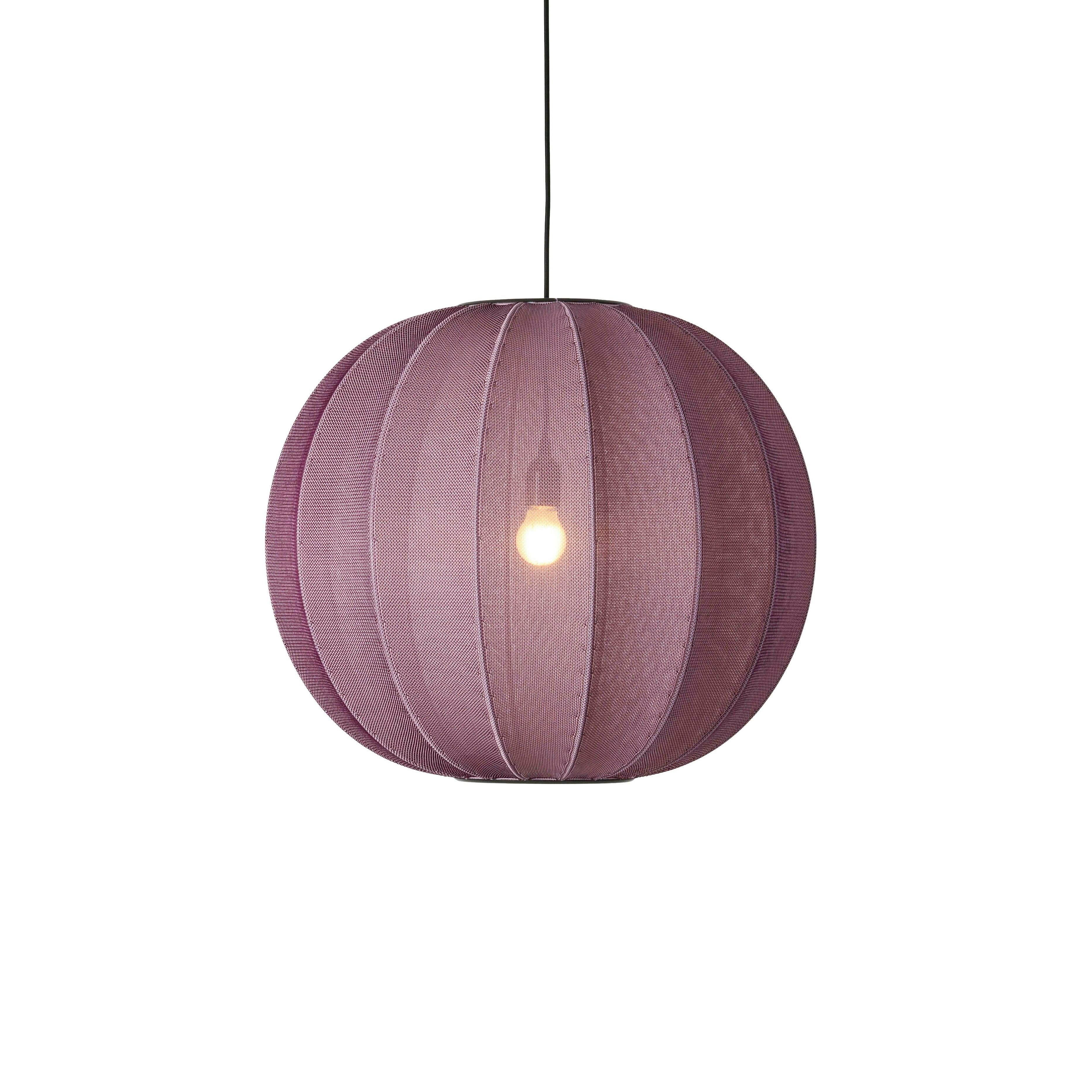 Knit-Wit Burgundy hanging lamp