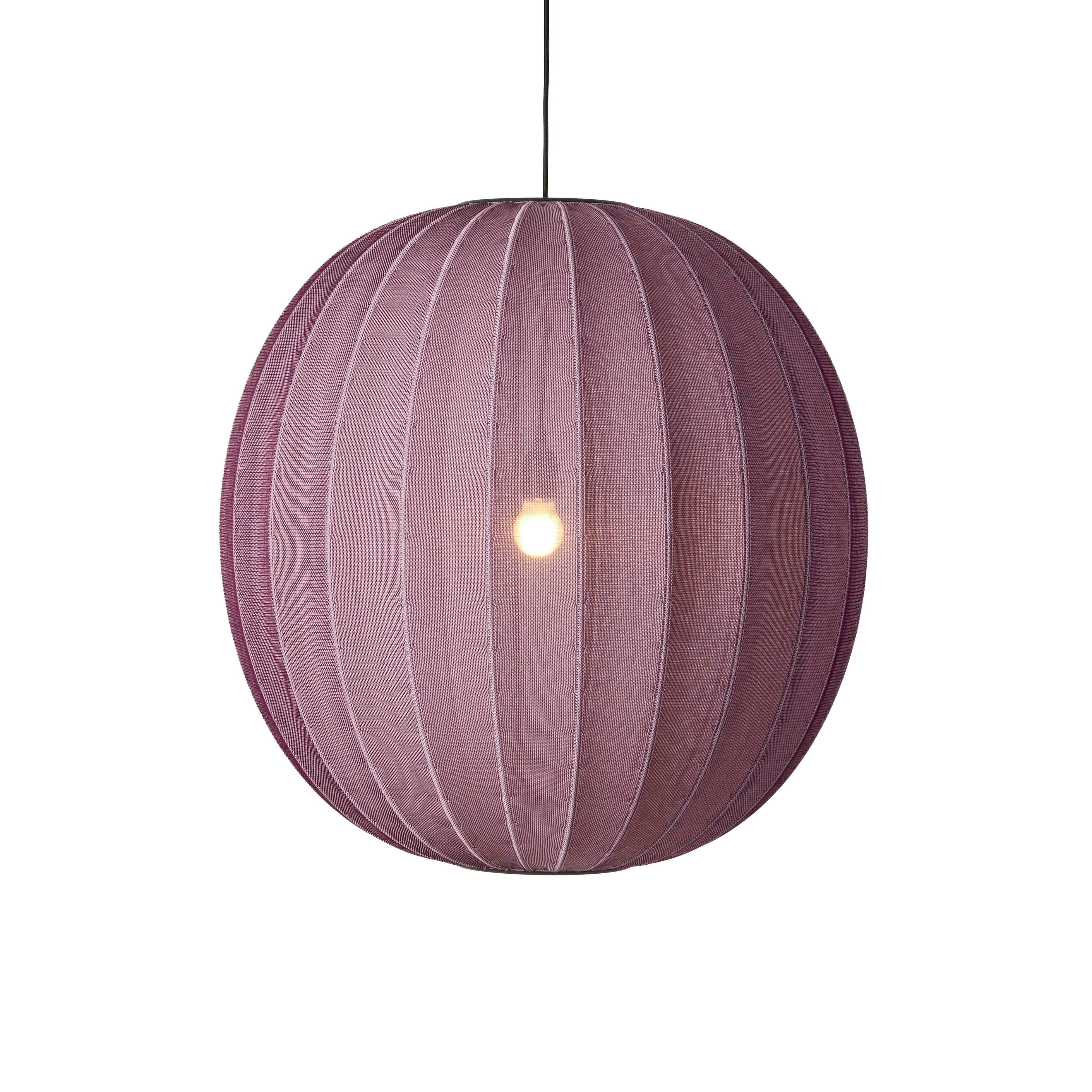 Knit-Wit Burgundy hanging lamp