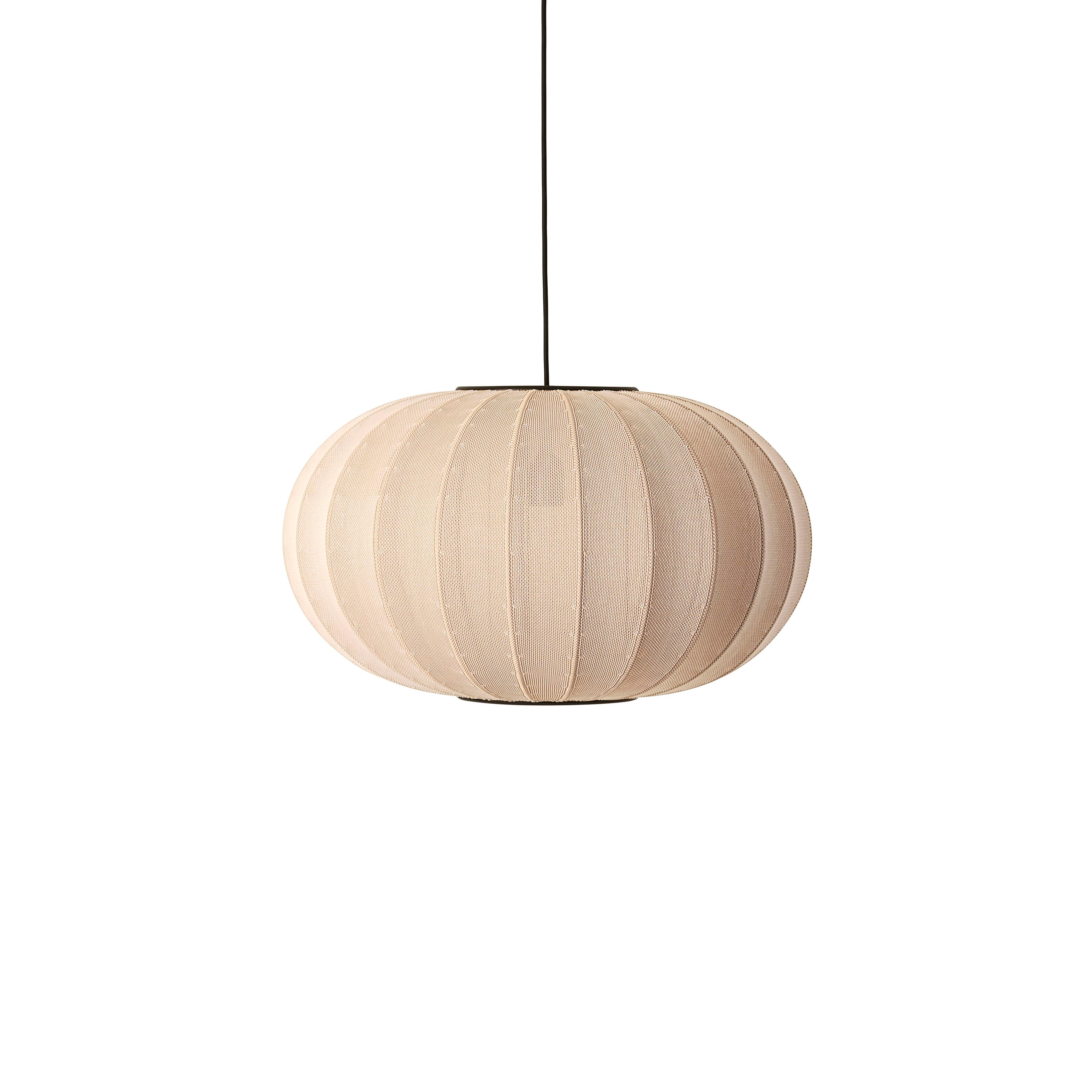 Lampa wisząca KNIT-WIT OVAL piaskowy, marka Made by Hand