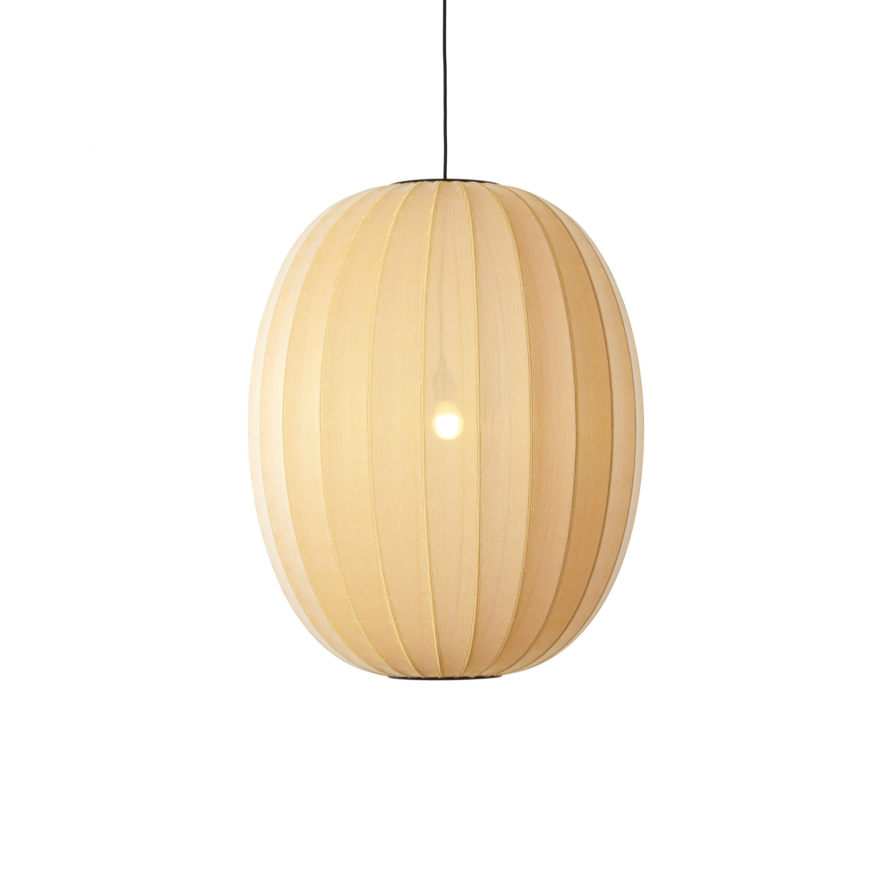 Lampa wisząca KNIT-WIT HIGH żółty, marka Made by Hand