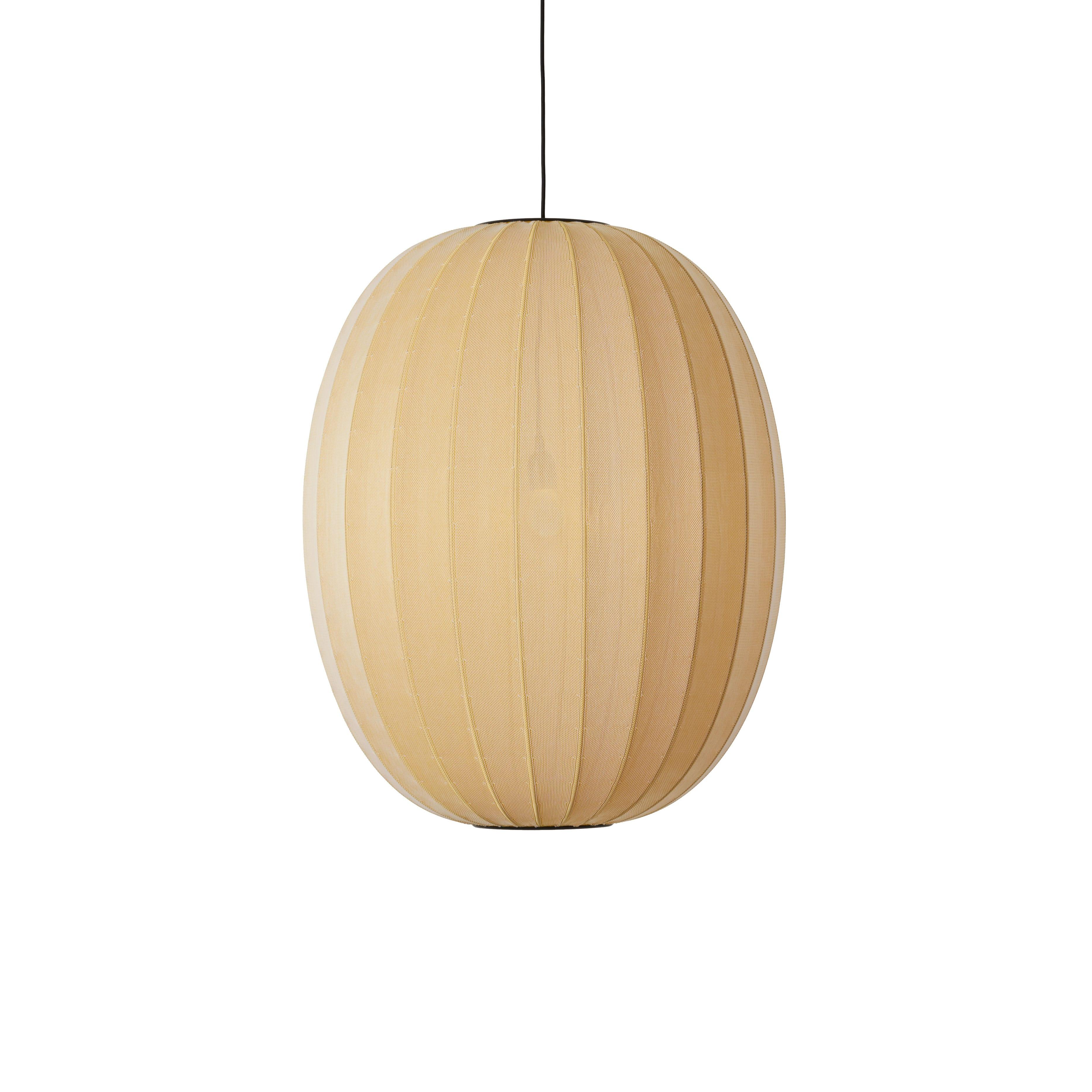 Lampa wisząca KNIT-WIT HIGH żółty – Made by Hand
