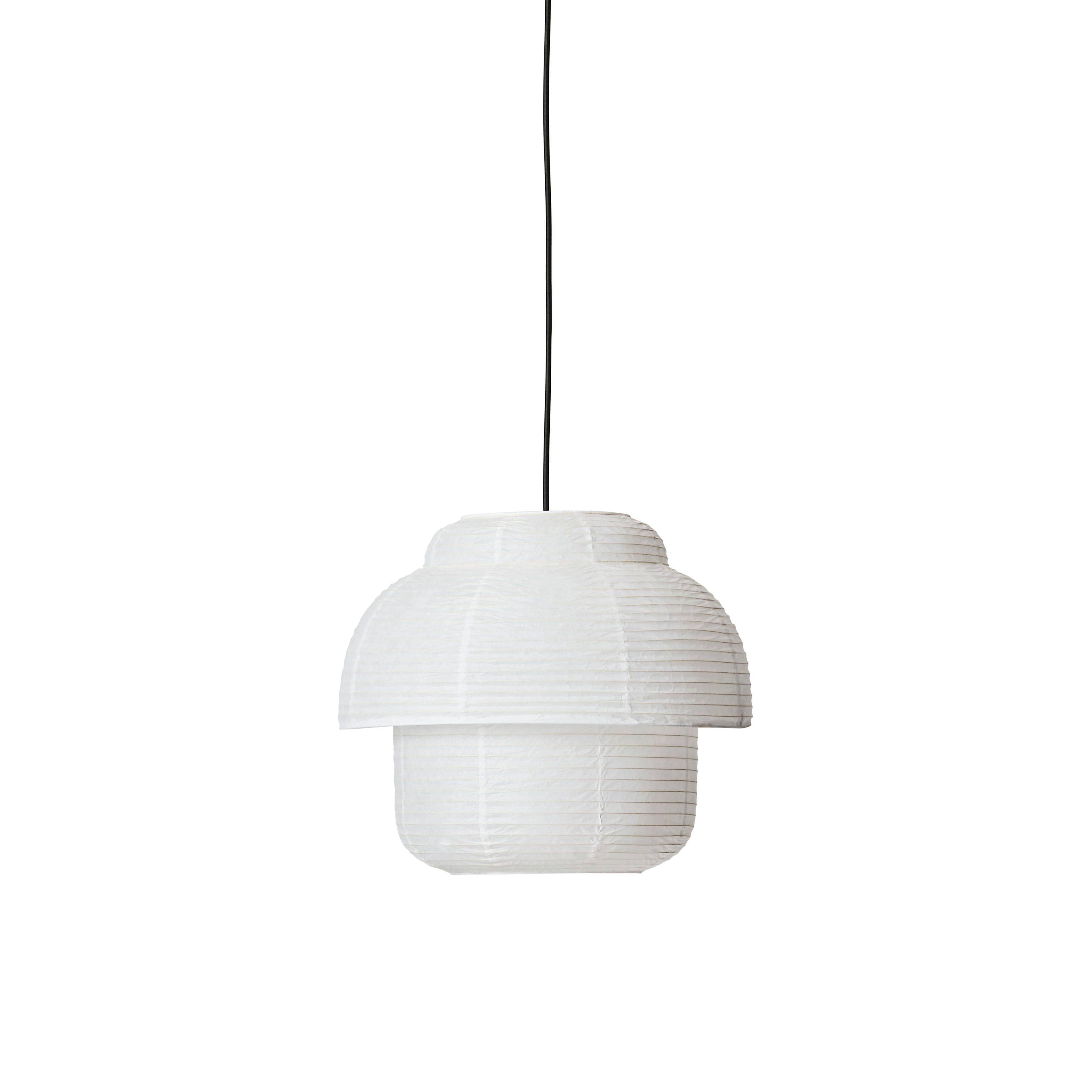 Lampa wisząca PAPIER DOUBLE biały – Made by Hand