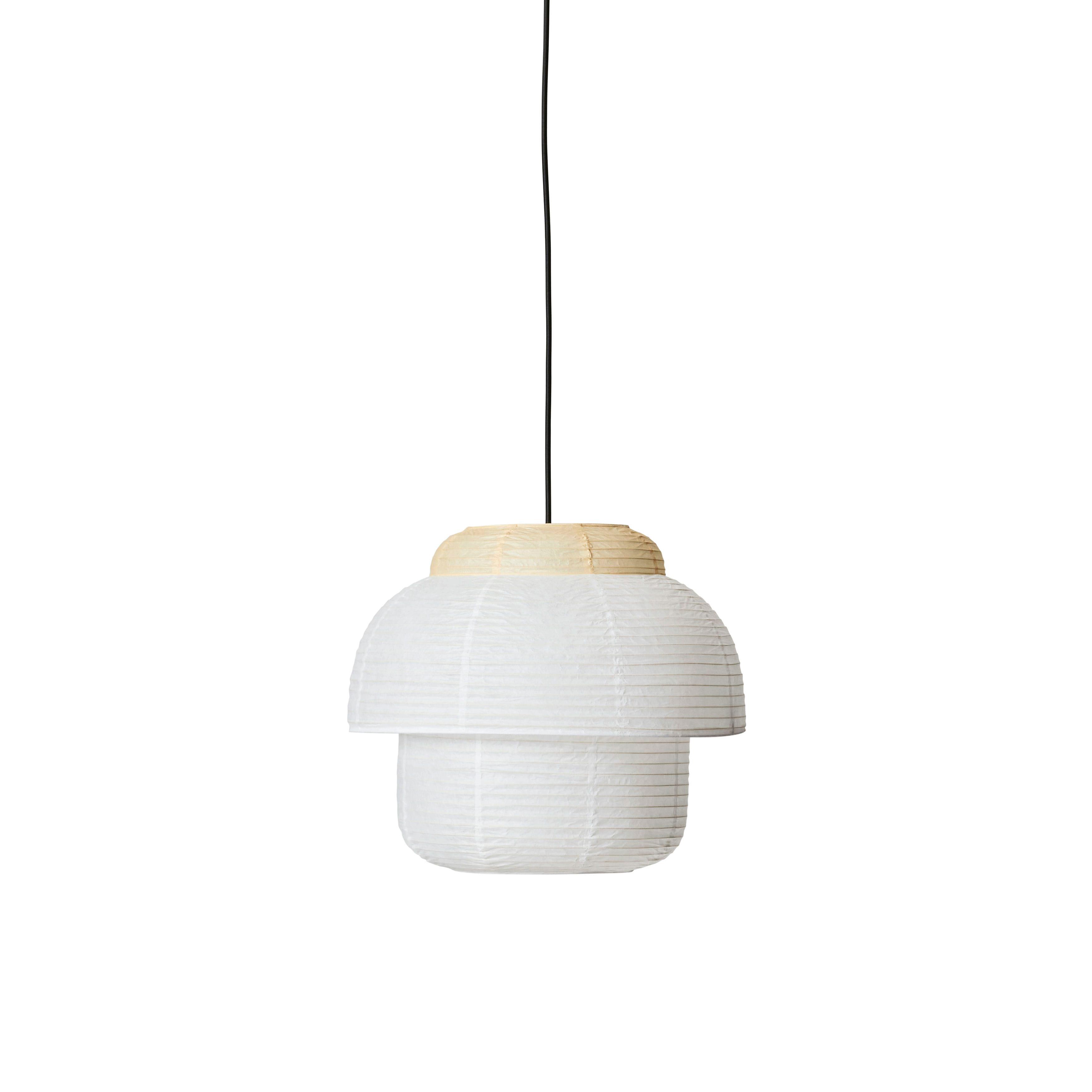 Hanglamp PAPIER DOUBLE wit met geel