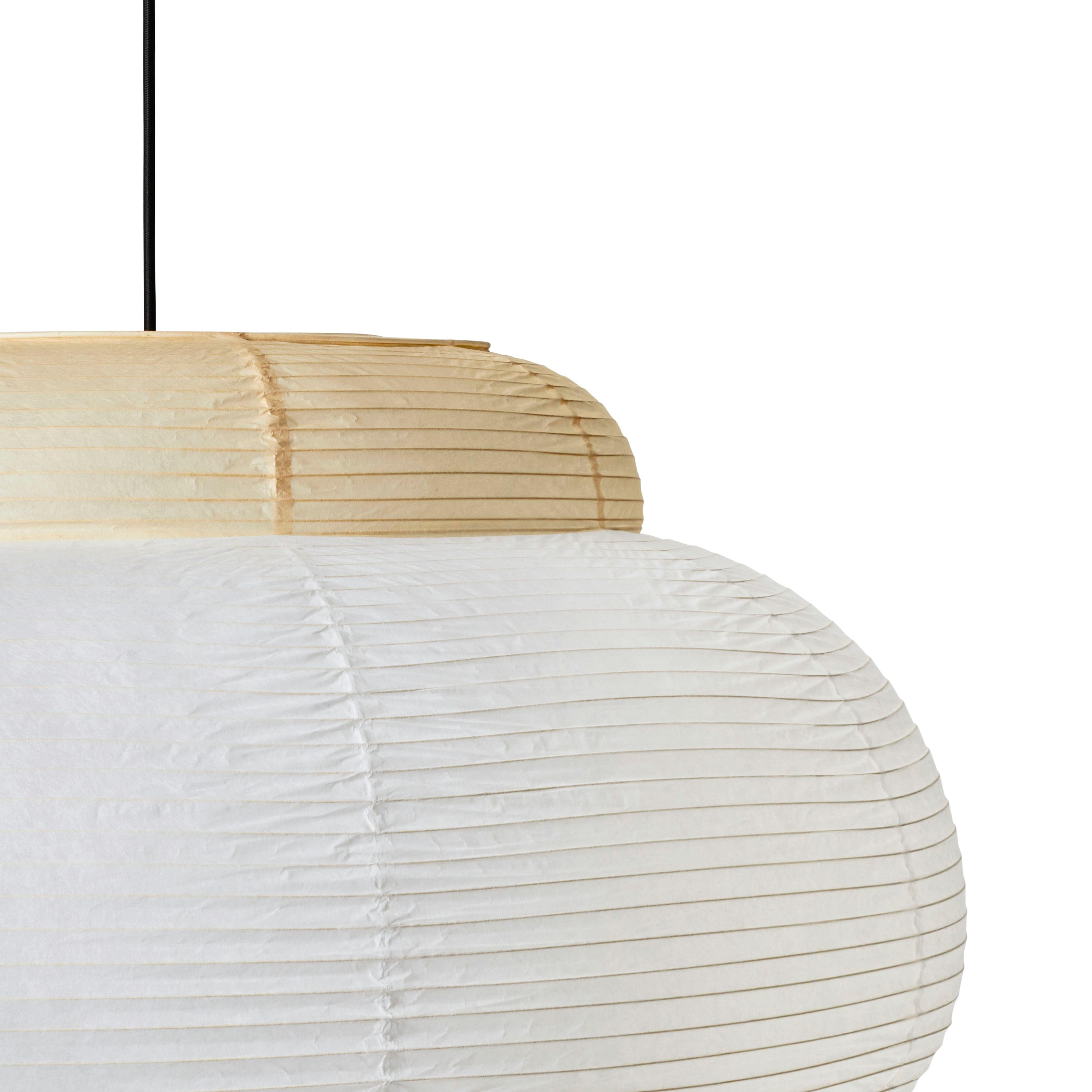 Hanglamp PAPIER SINGLE wit met geel