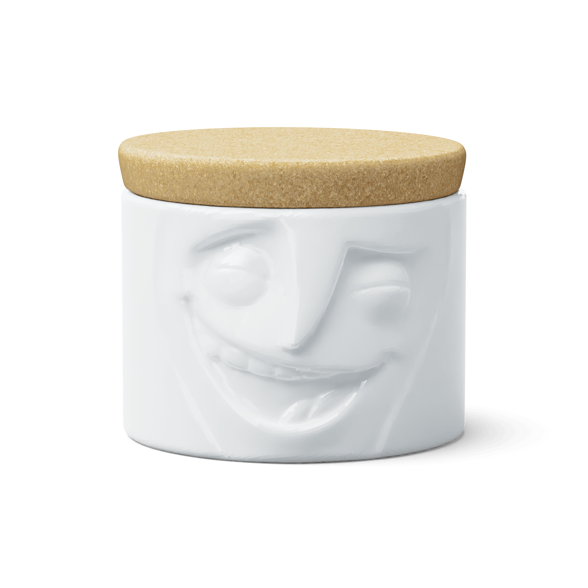 Mały słoik CHEERFUL biały 58products Eye on Design