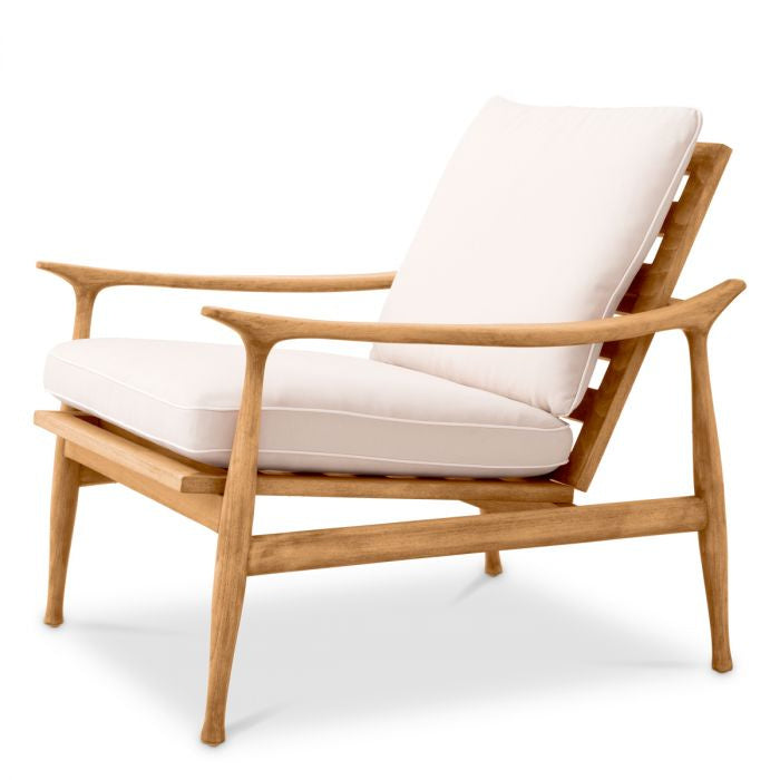Outdoor Armchair MANZO Broken White