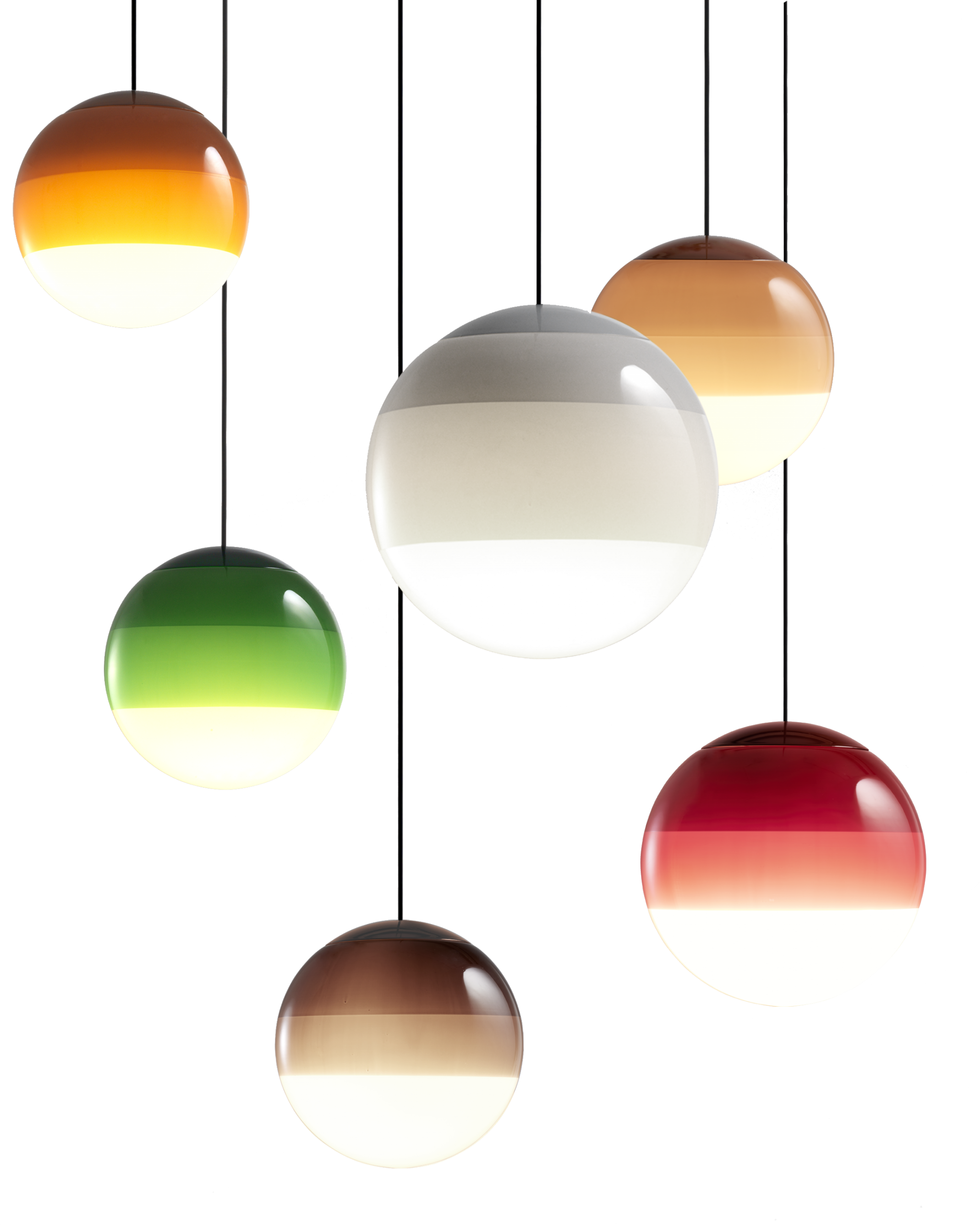 Hanglamp DIPPING bordeaux