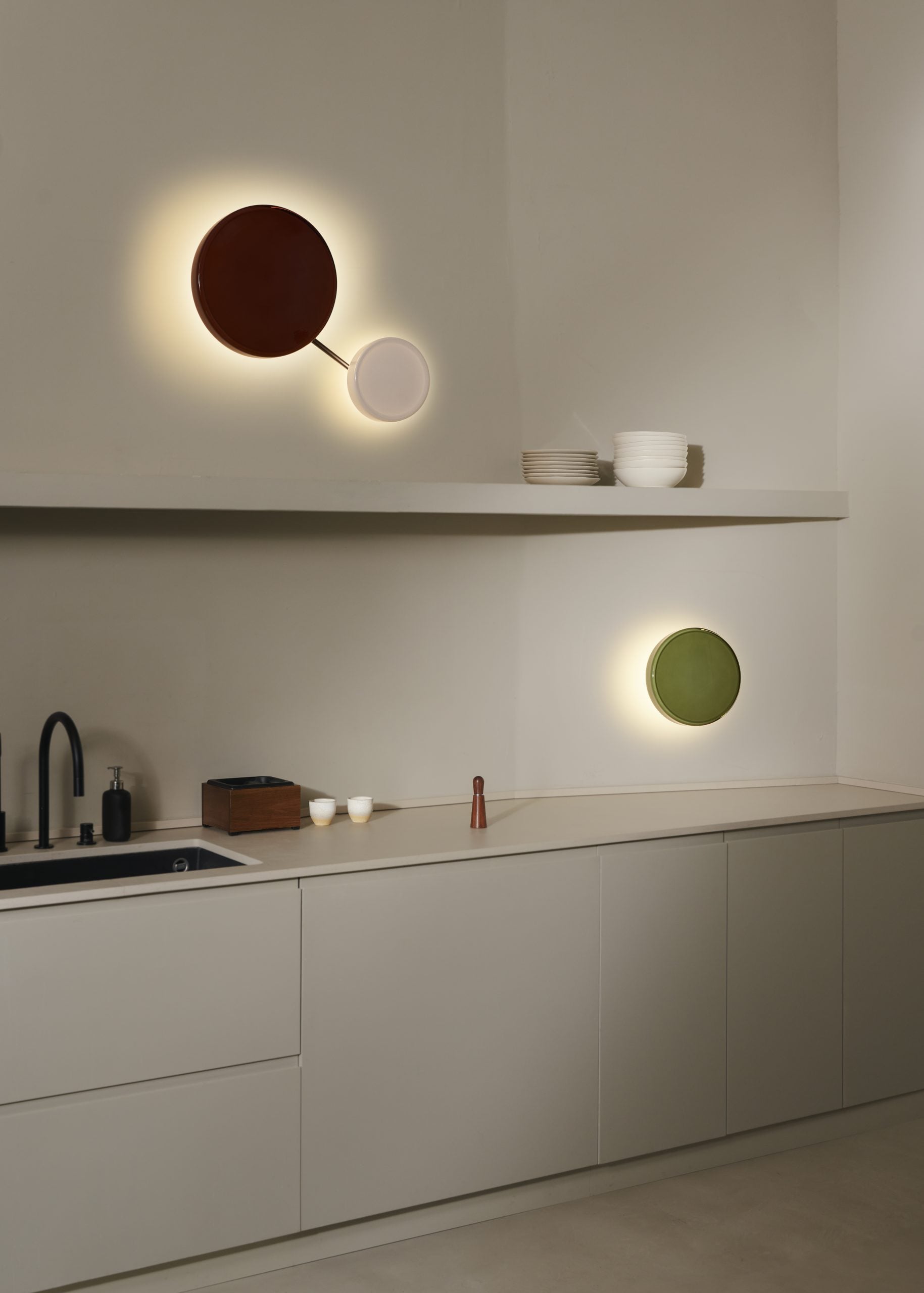 Wandleuchte CARAMEL weiß