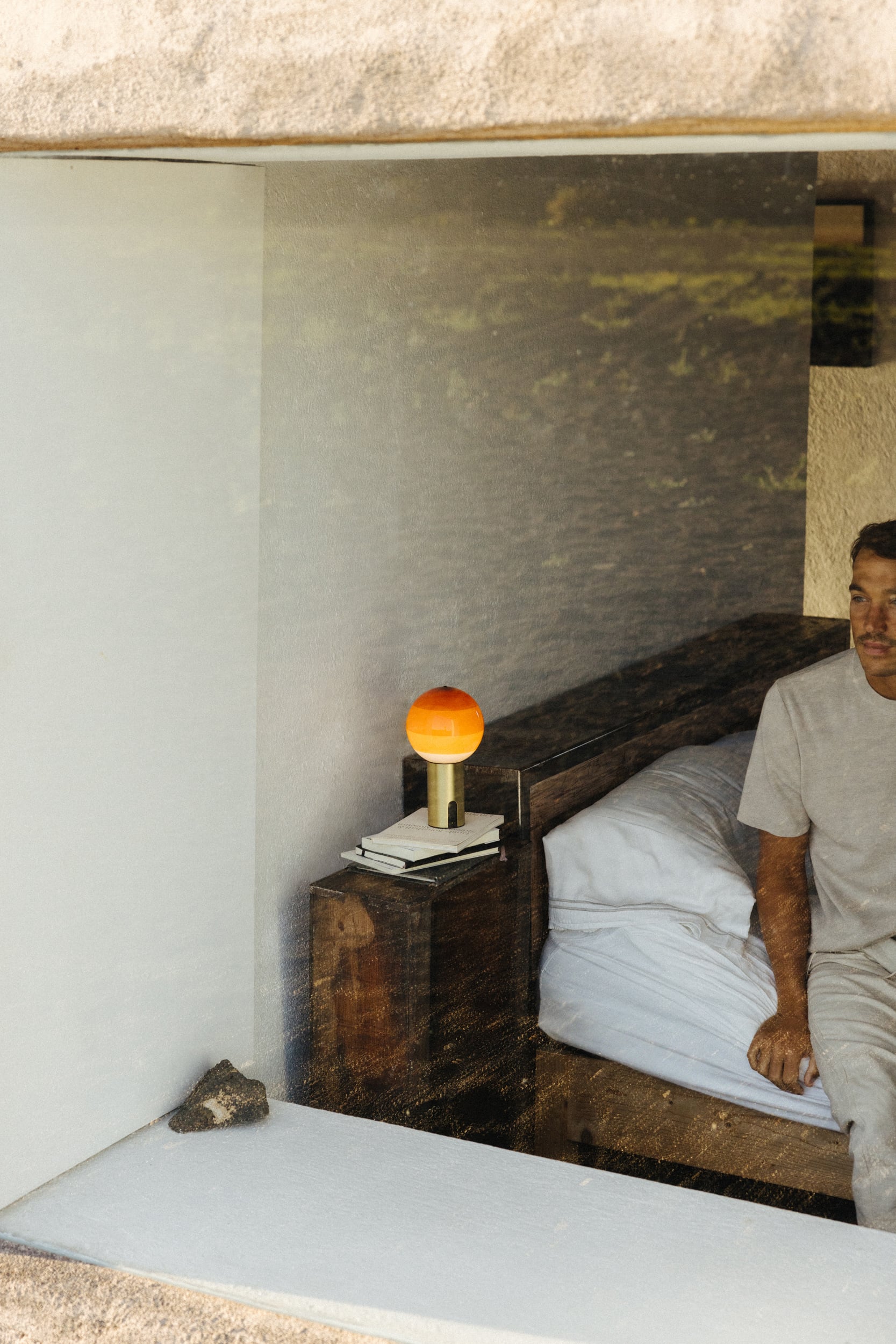 Accu lamp DIPPING bordeaux