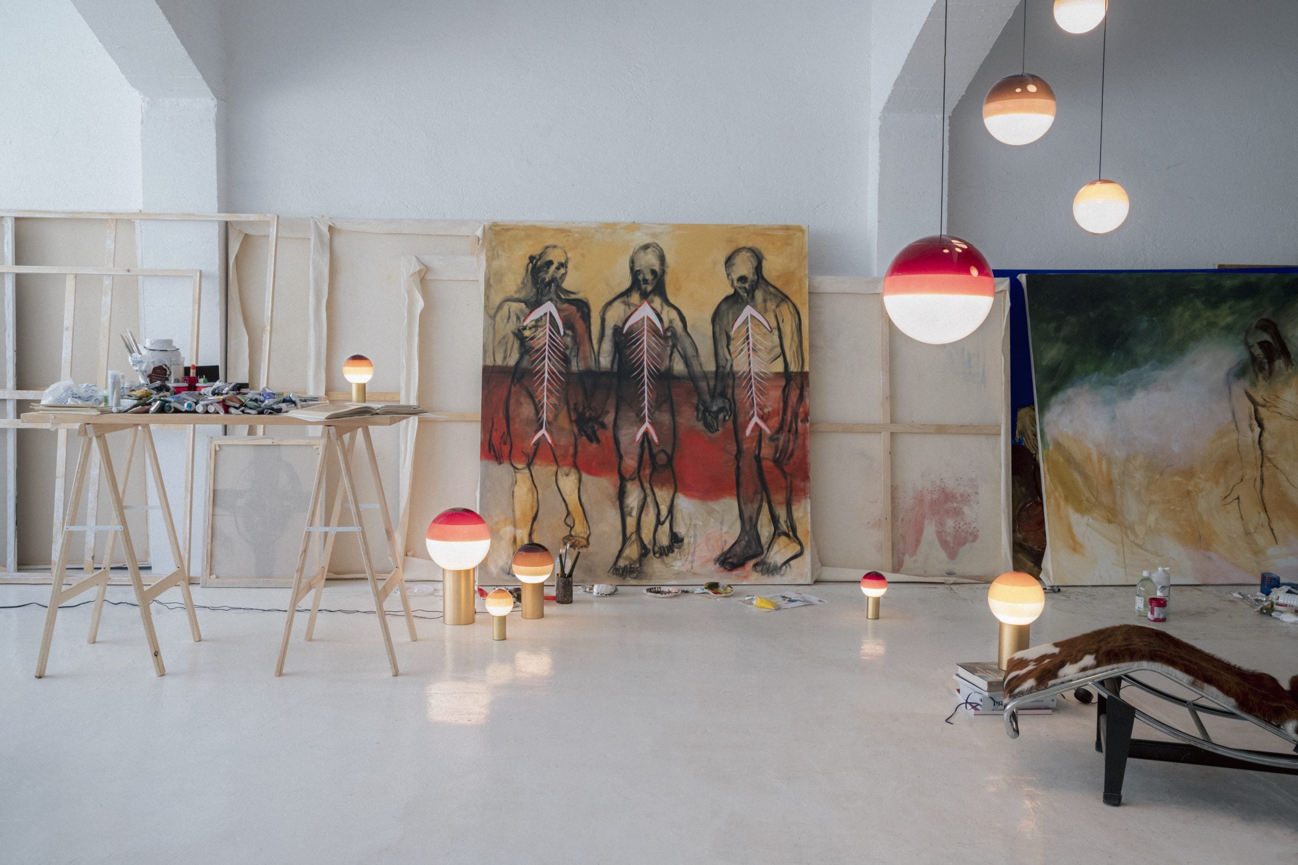 Hanglamp DIPPING bordeaux