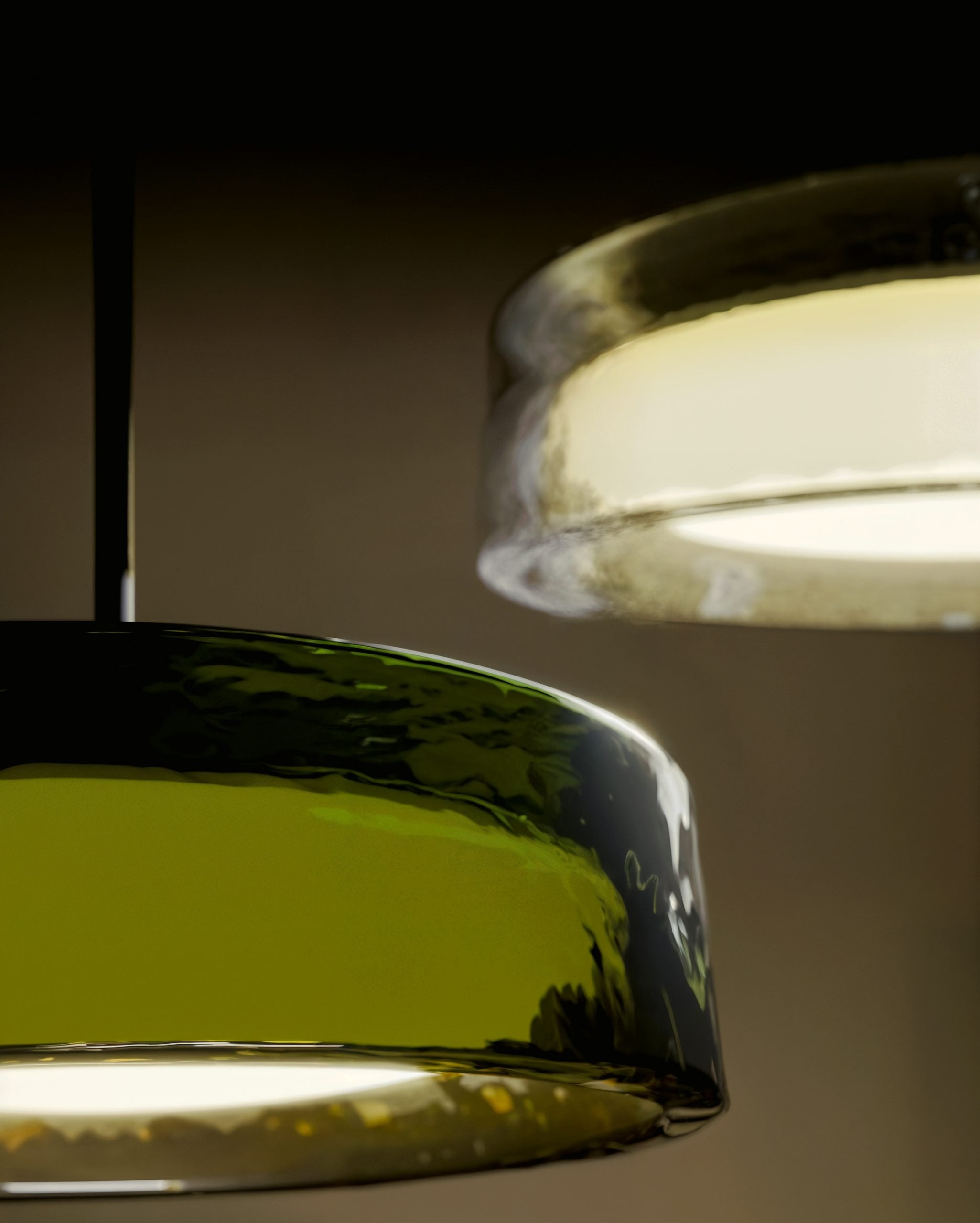 Plafondlamp RINGO groen