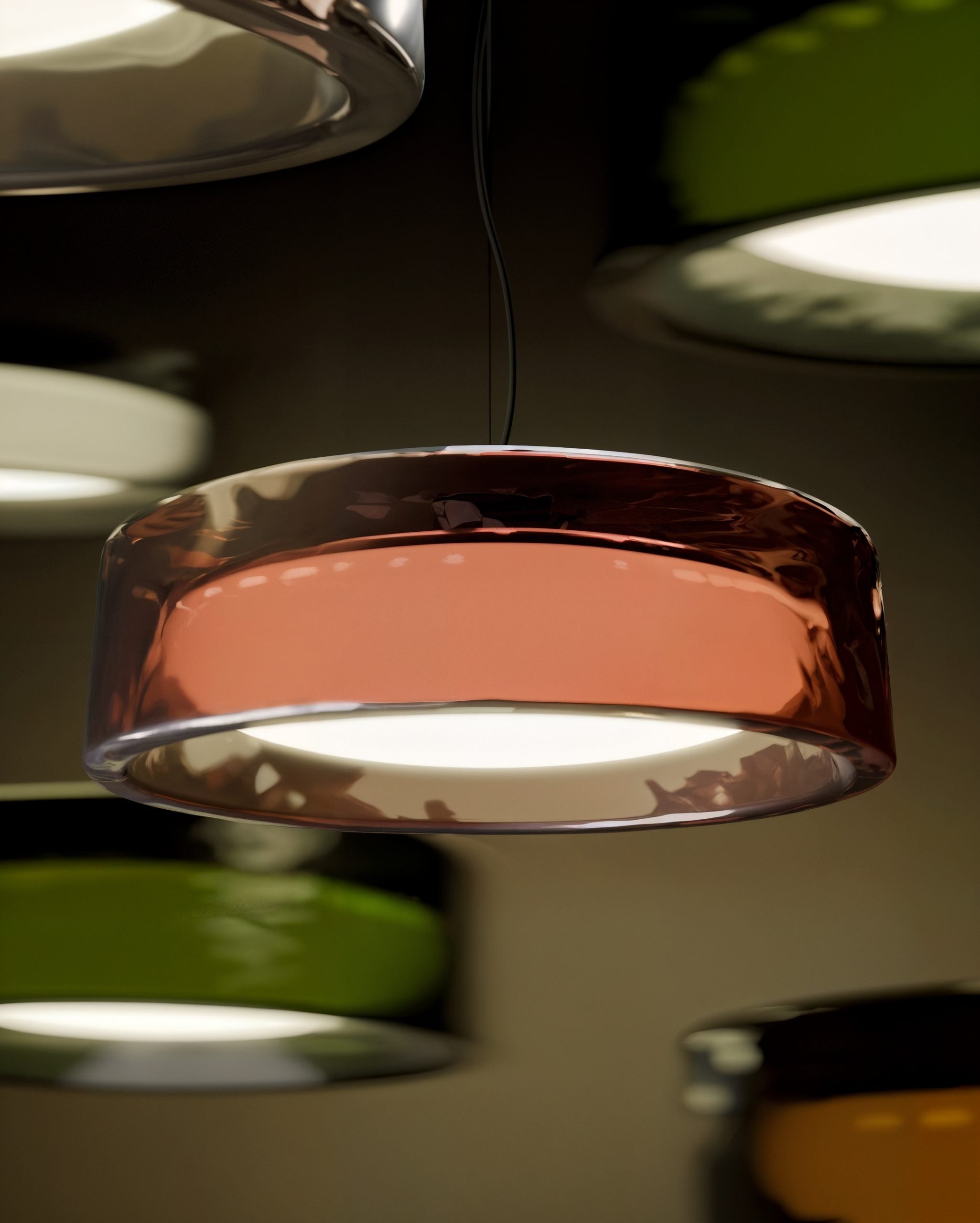 RINGO Pink Pendant Lamp