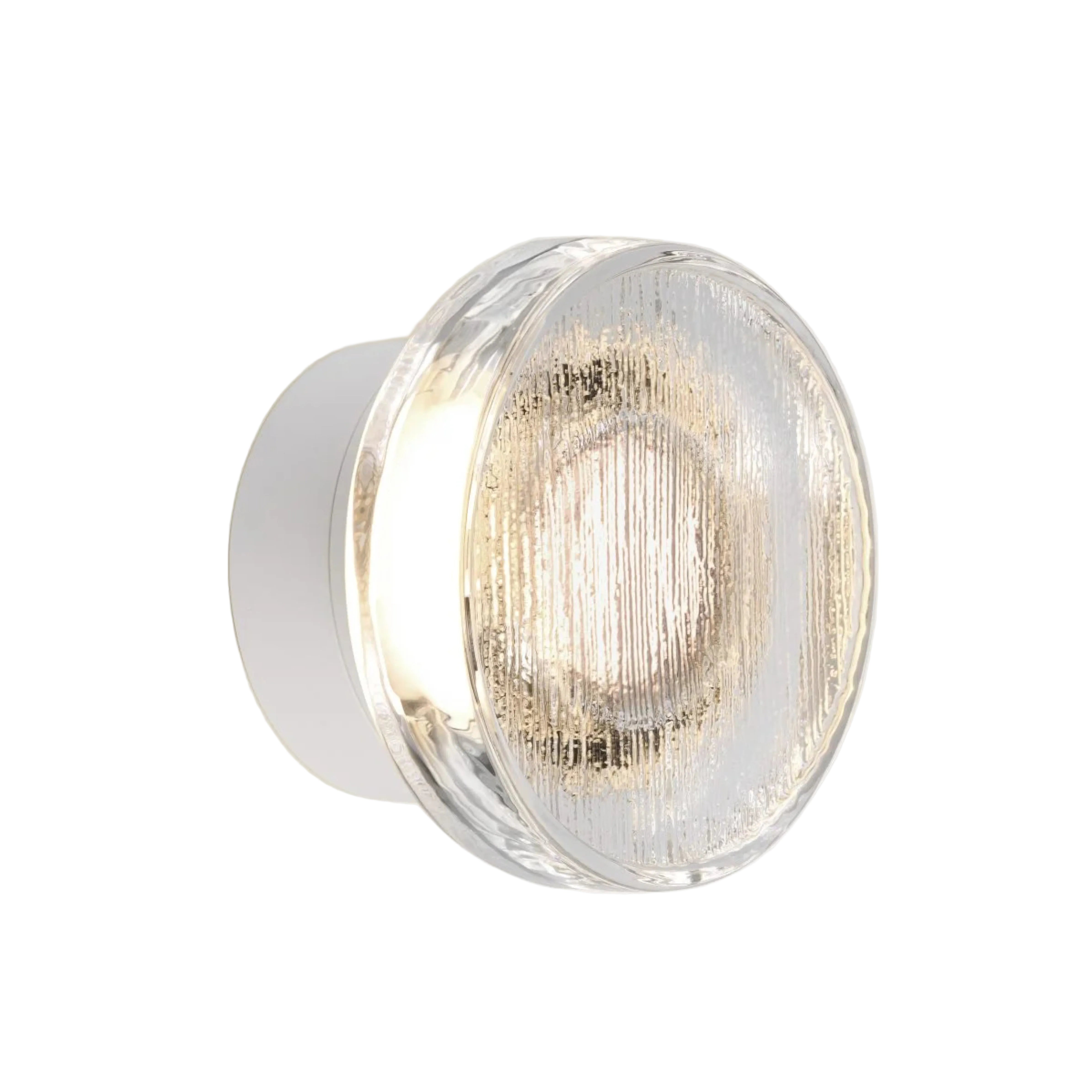 Außenlampe ROC weiß mit Glas