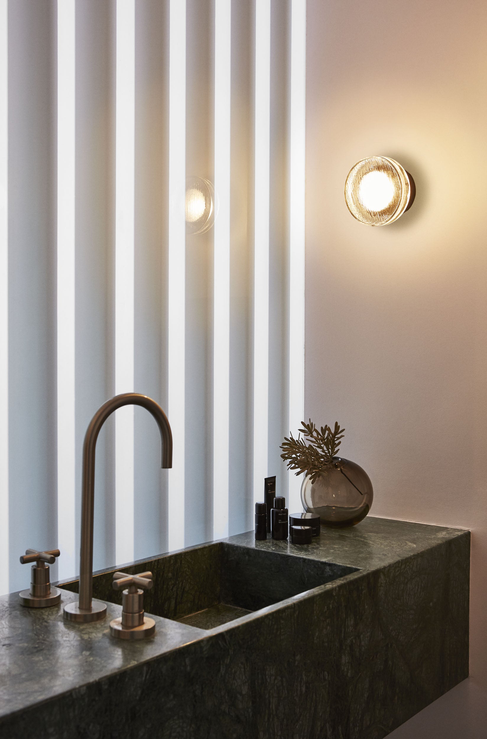 Buitenlamp ROC zwart met glas