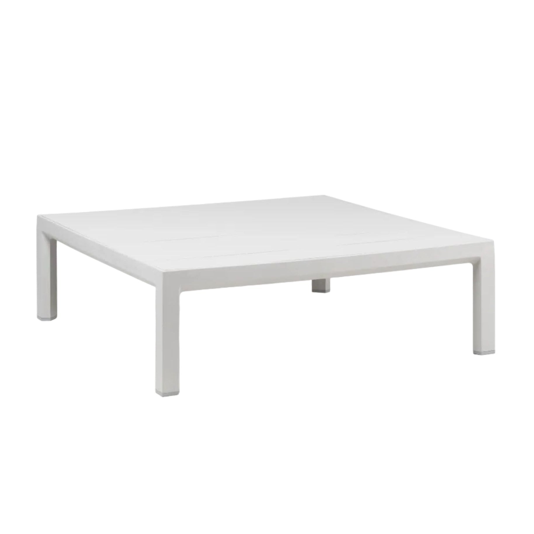 Vierkante buitenbijzettafel MAXIMO krijt