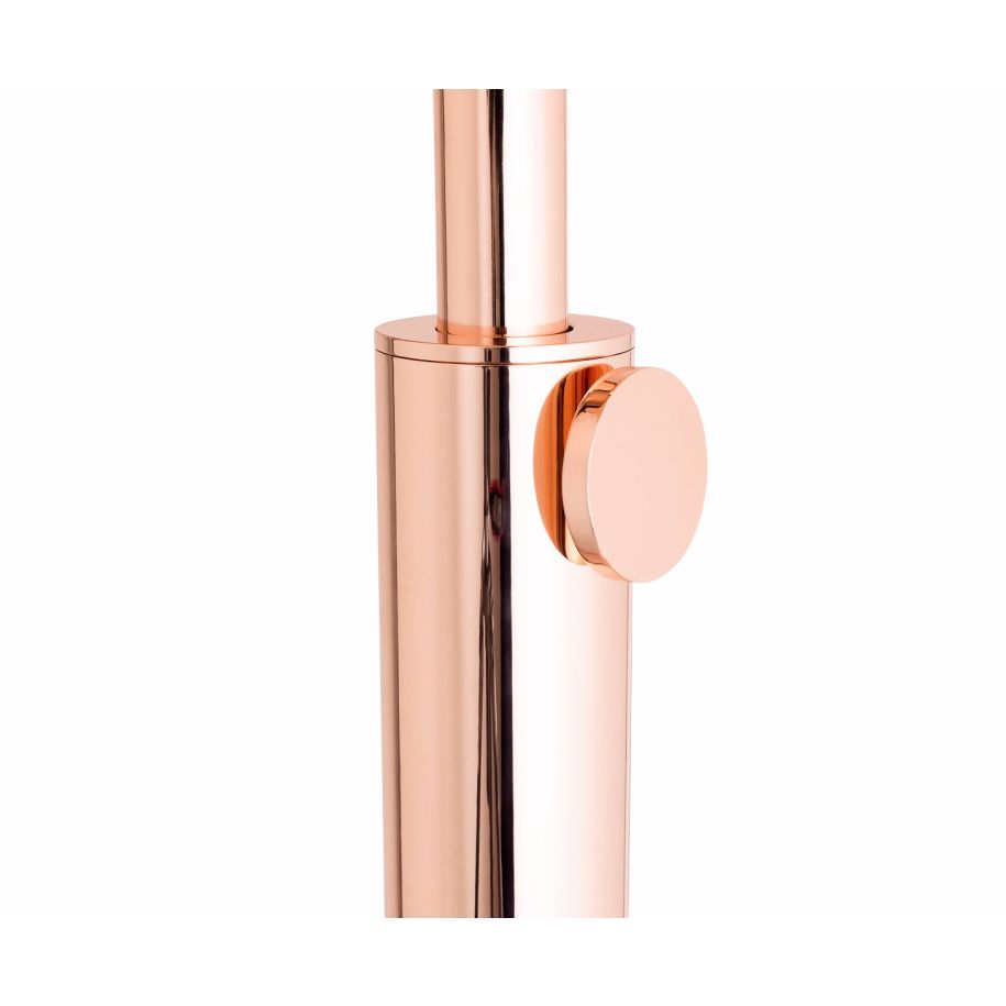 Vloerlamp MELT koper met koperen voet