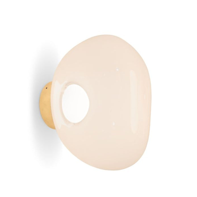 Schmelzwandlampe mit einem goldenen Finish