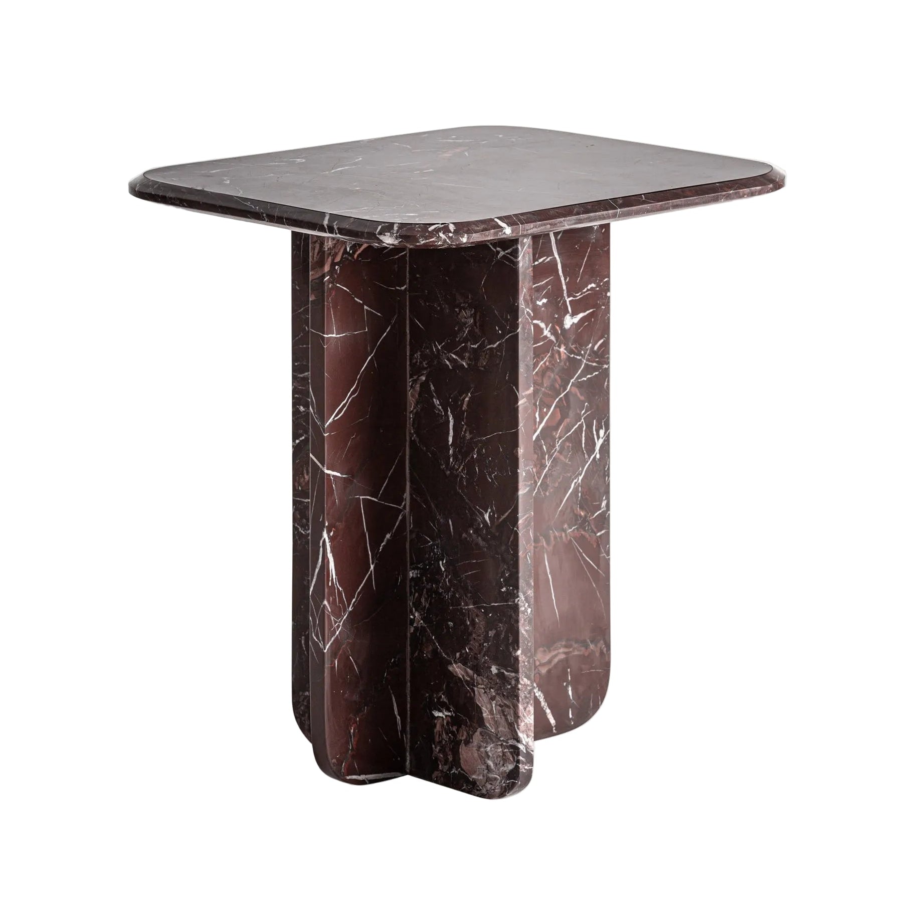 Zijtafel BOURG bordeaux marmer