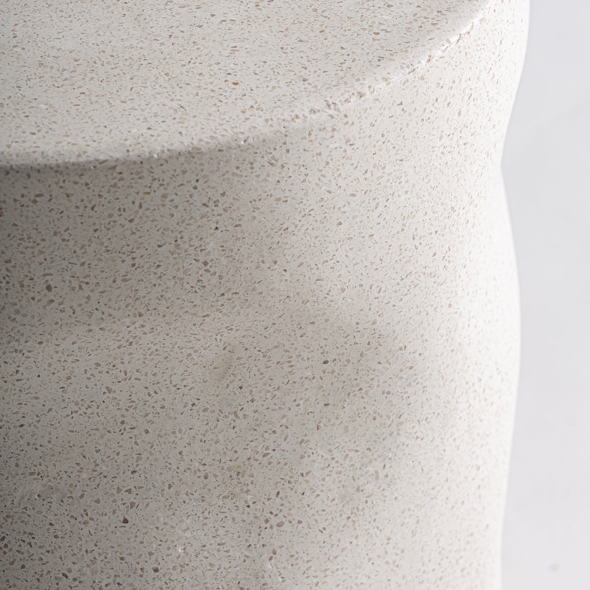 DERATH Side Table Cream Terrazzo