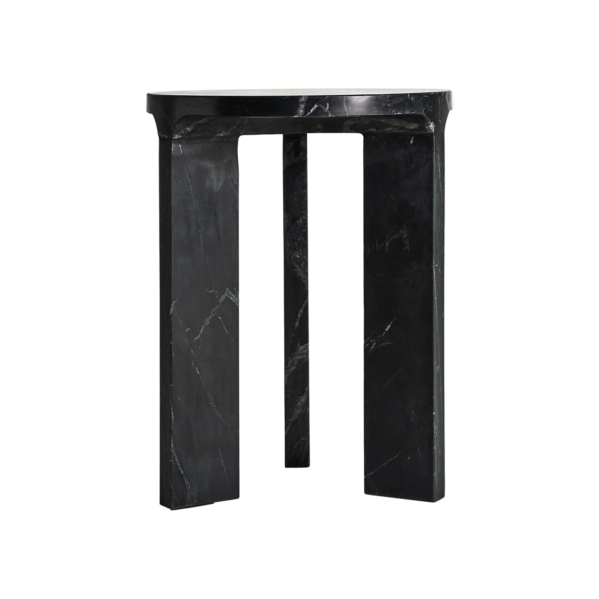 Zijtafel DYRSTAD zwart marmer
