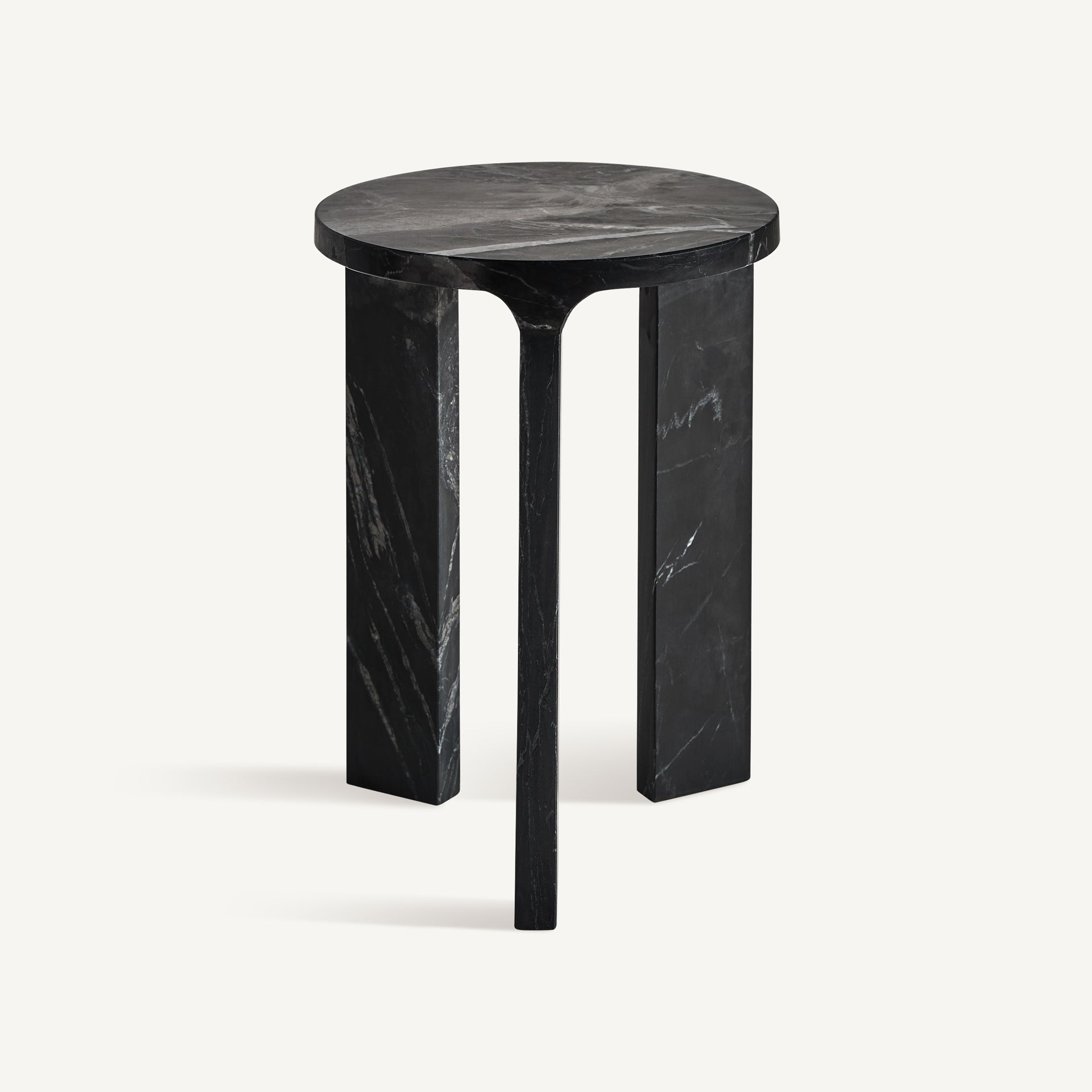 Zijtafel DYRSTAD zwart marmer