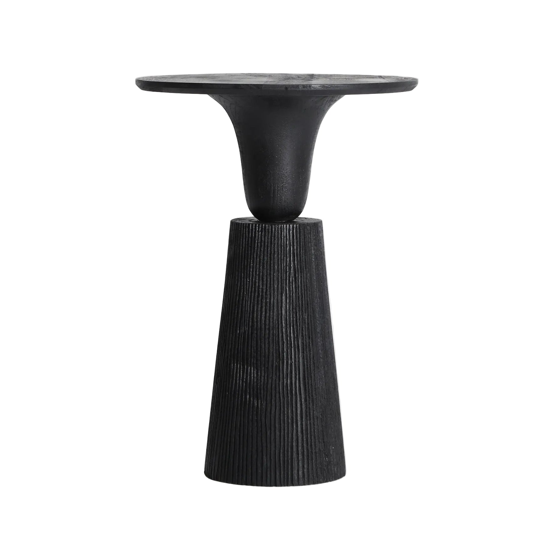 Beistelltisch GRUTEAU schwarzes Mangoholz