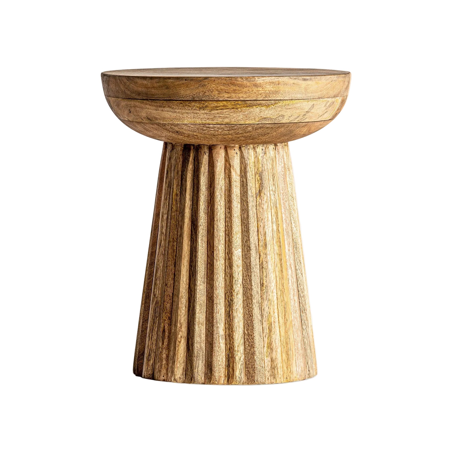 PLISSÉ WOOD mangohouten salontafel
