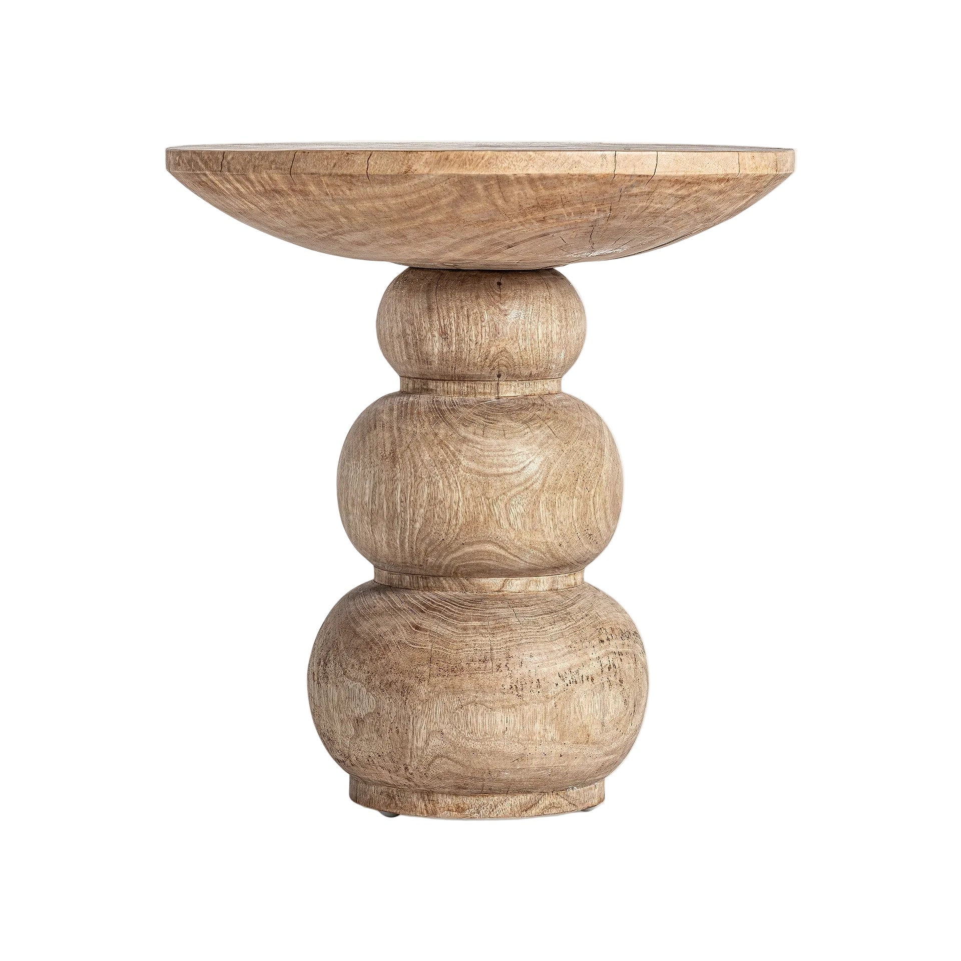 RIMINI Round Side Table Mango Wood