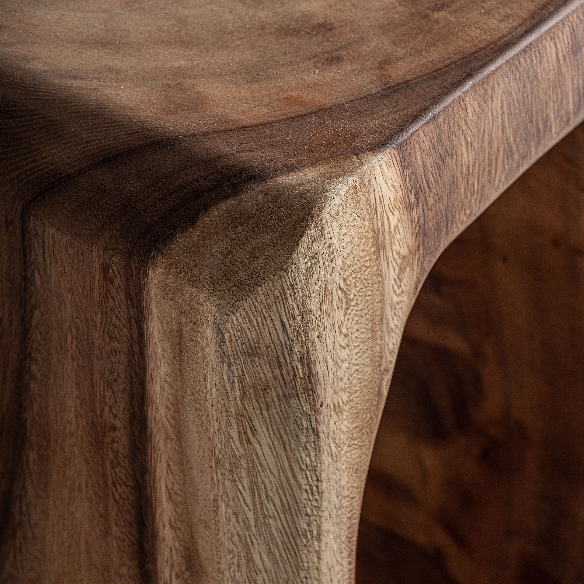 RAILWAY Side Table Suar Wood