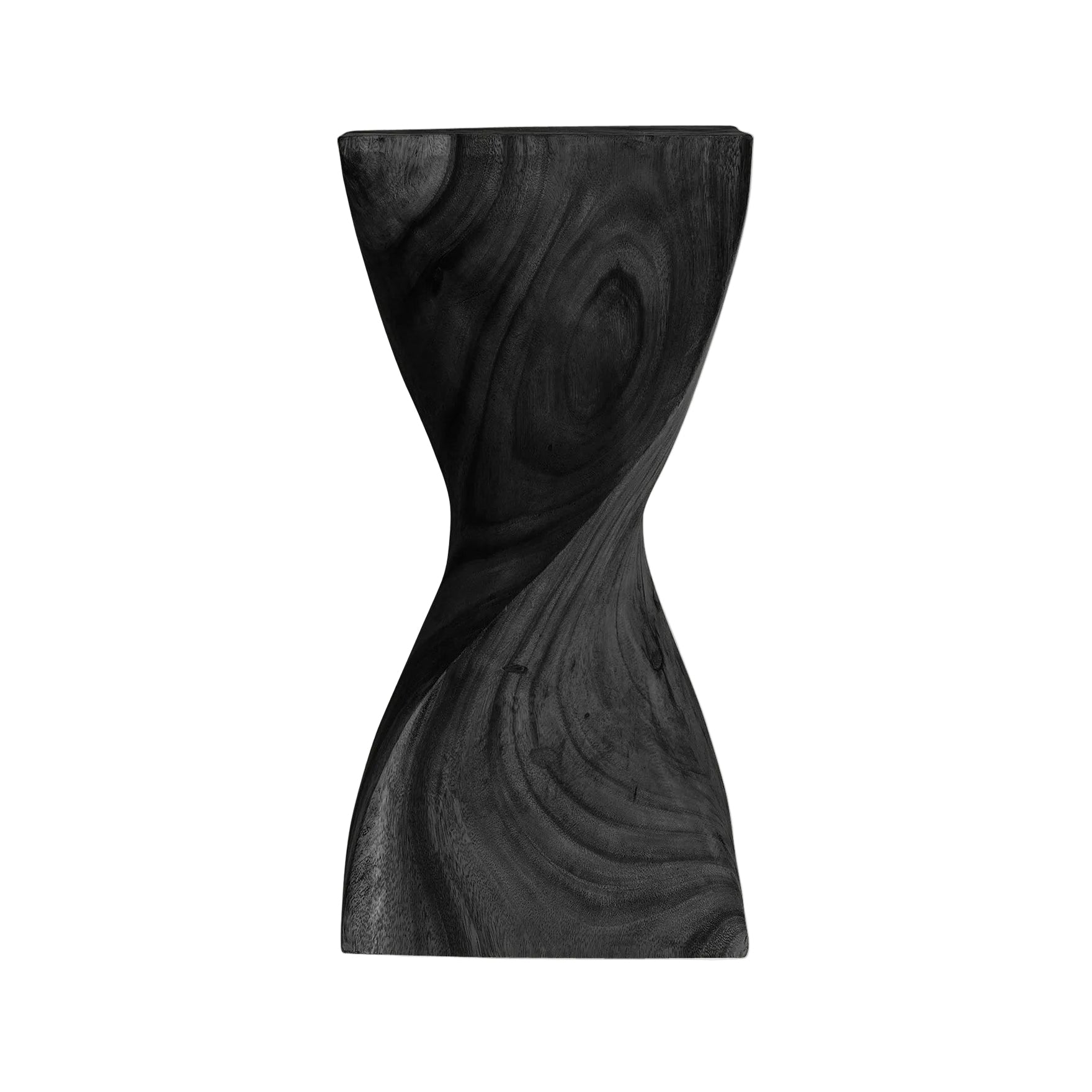 YENDI Side Table in Black Tropical Wood