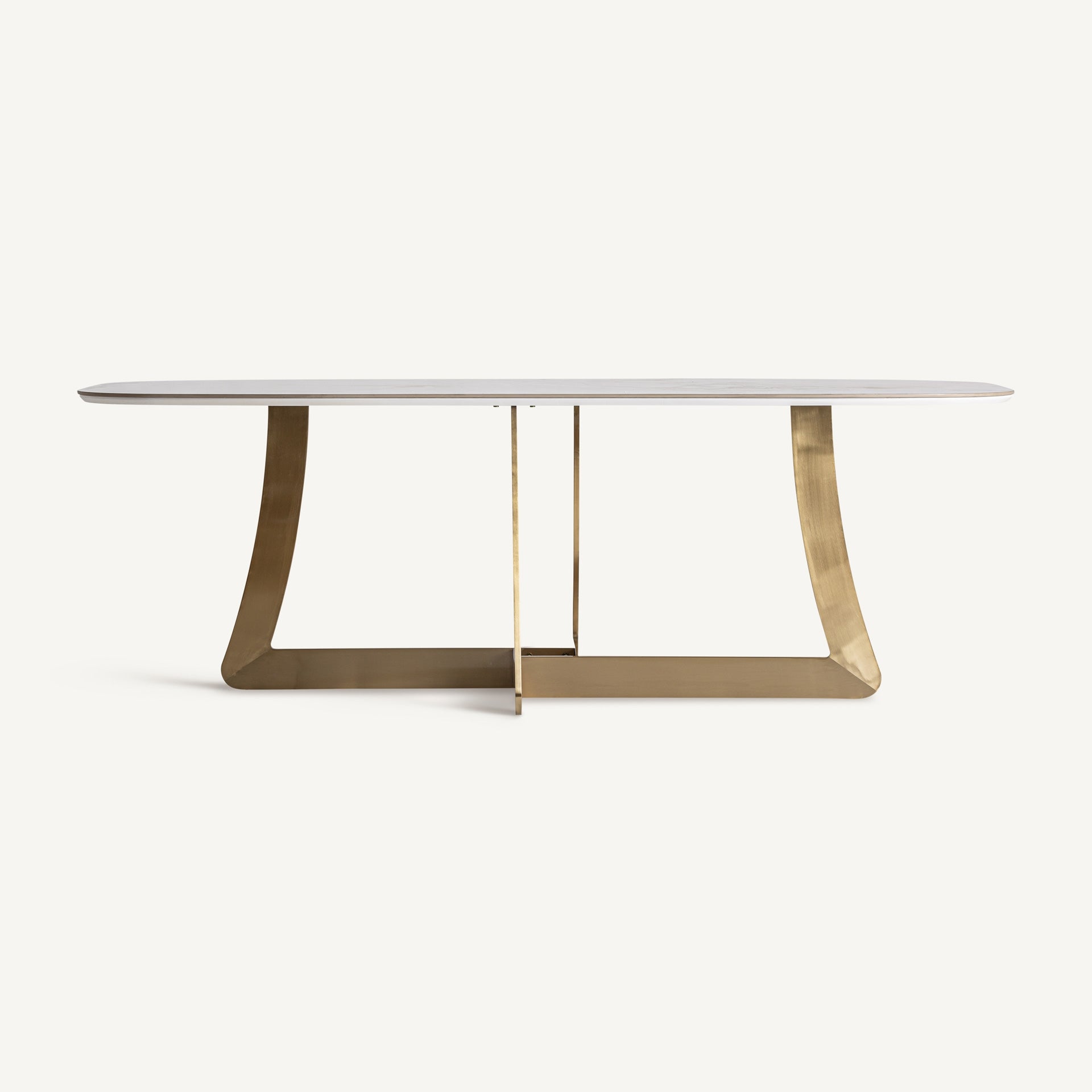 Tafel JUSSEY porselein met gouden basis