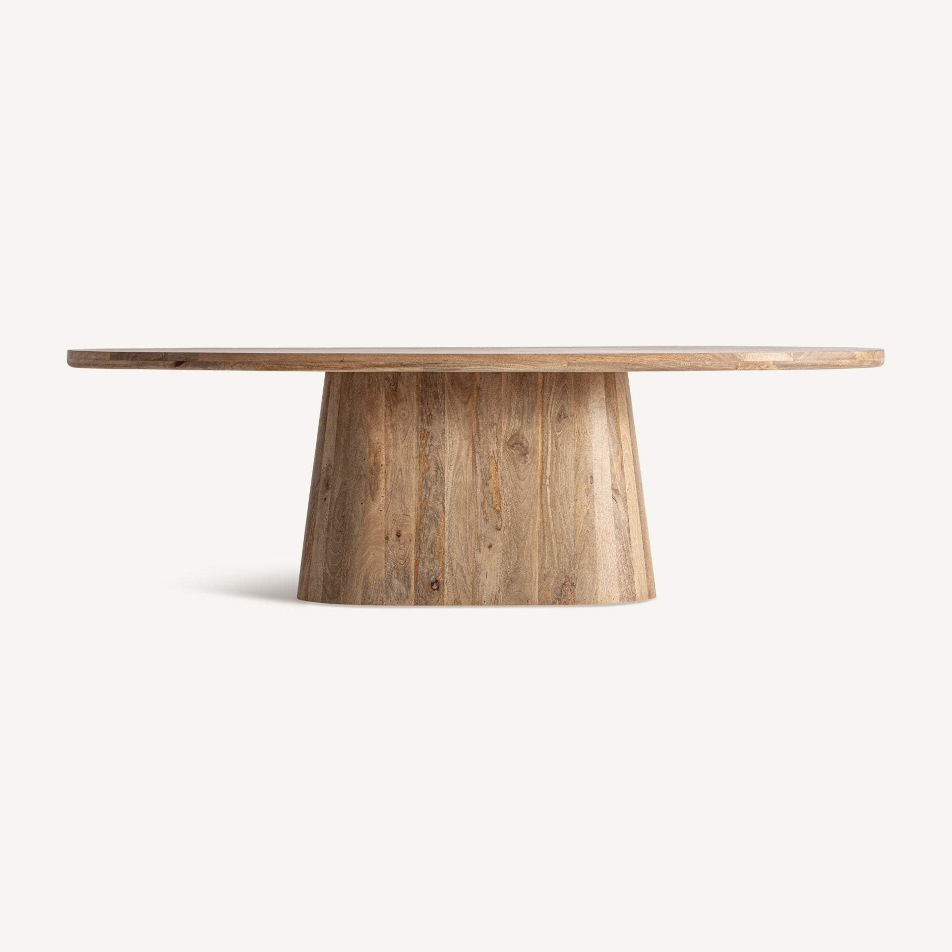 Ovaler Tisch MERSCH aus Mangoholz