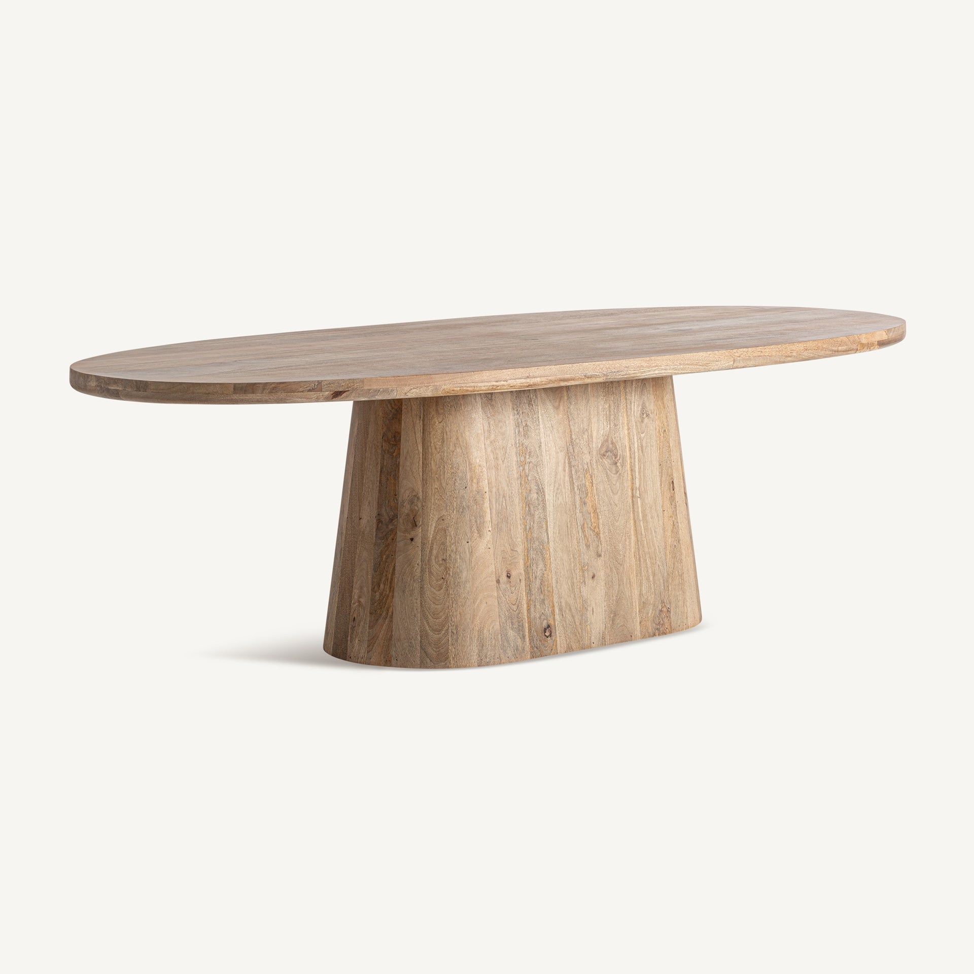 Ovaler Tisch MERSCH aus Mangoholz