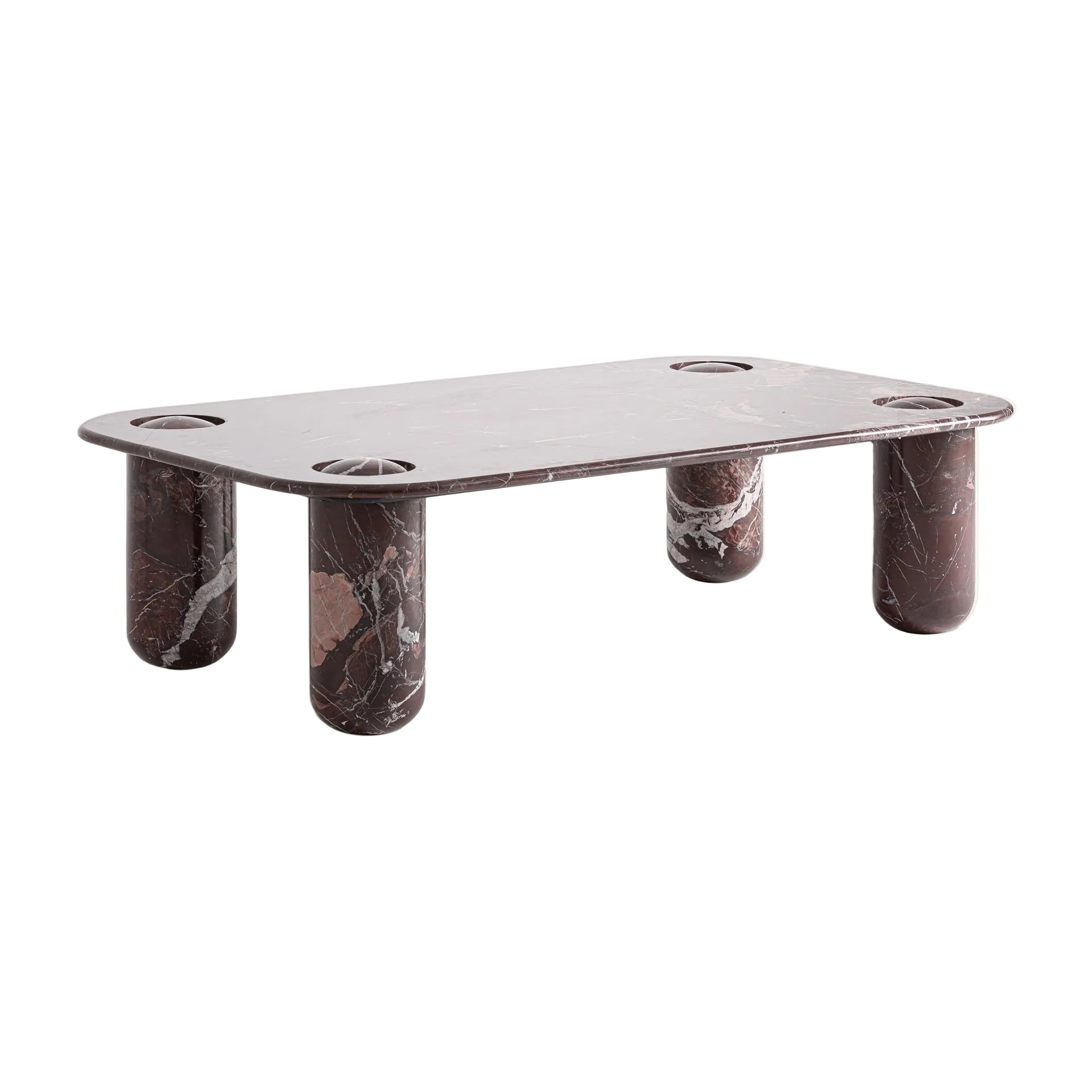Salontafel BOURG bordeaux marmer