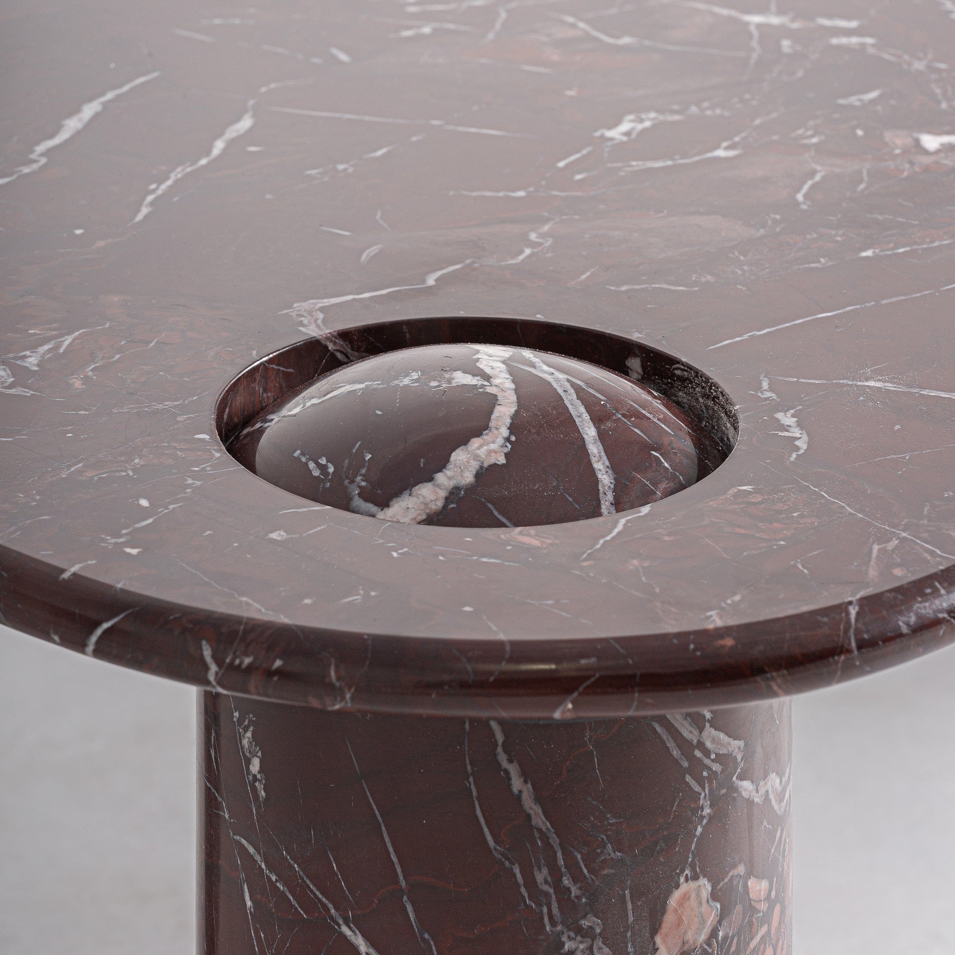 Salontafel BOURG bordeaux marmer