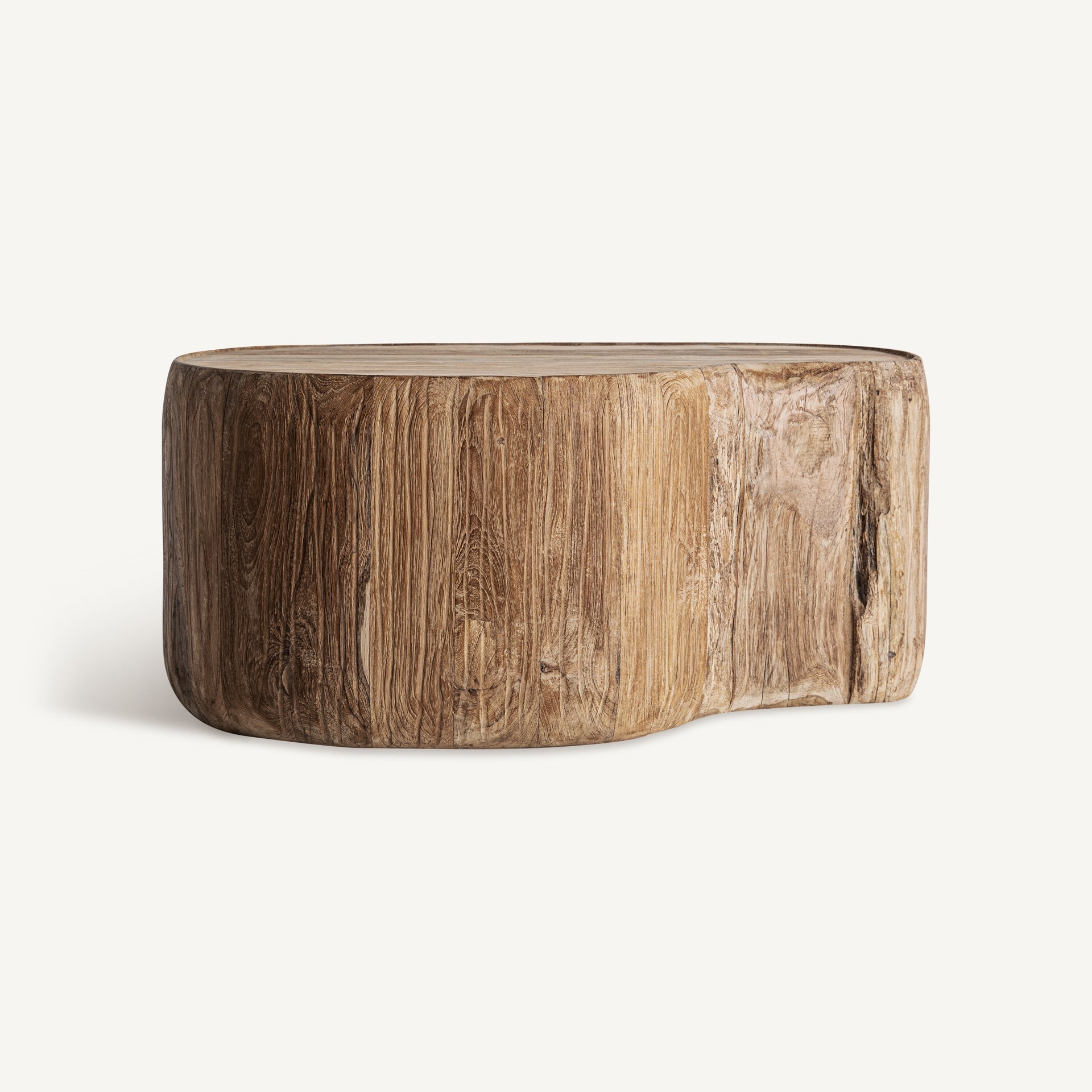 Koffietafel ERLOY van gerecycled teakhout