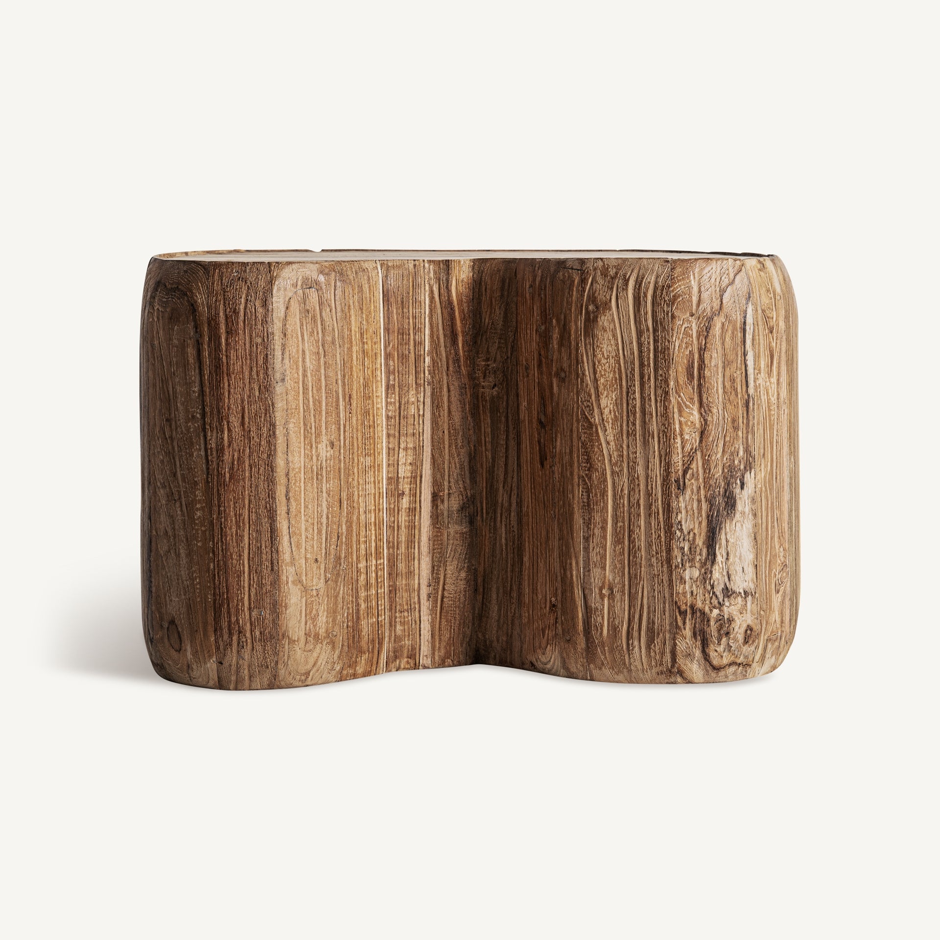 Koffietafel ERLOY van gerecycled teakhout