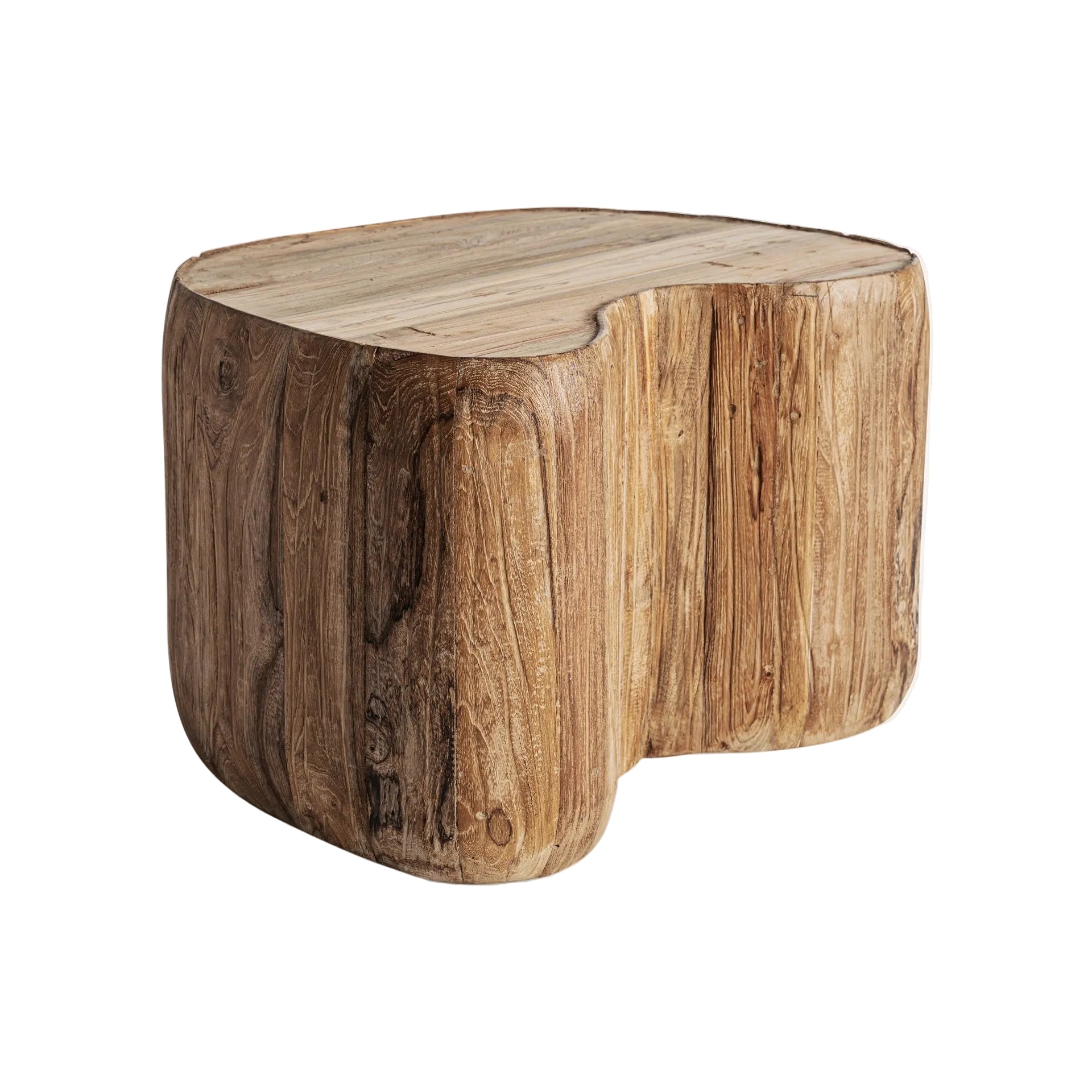 Koffietafel ERLOY van gerecycled teakhout