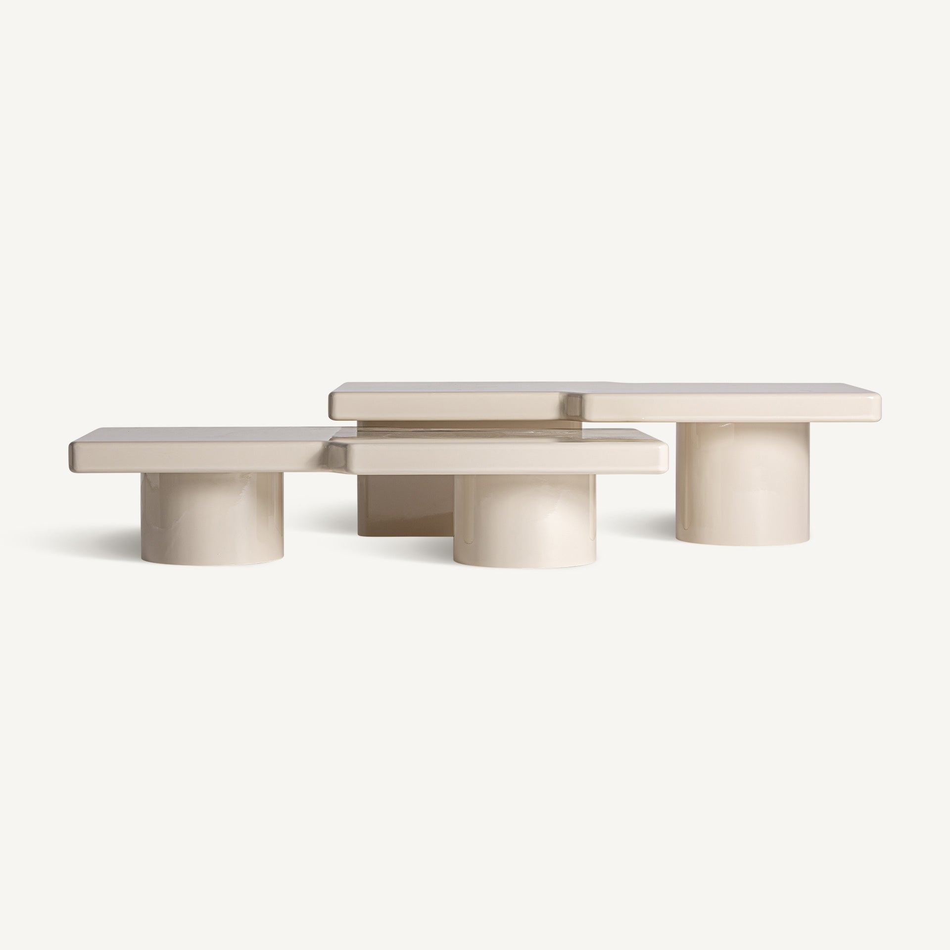 Salontafelset NOVARA beige