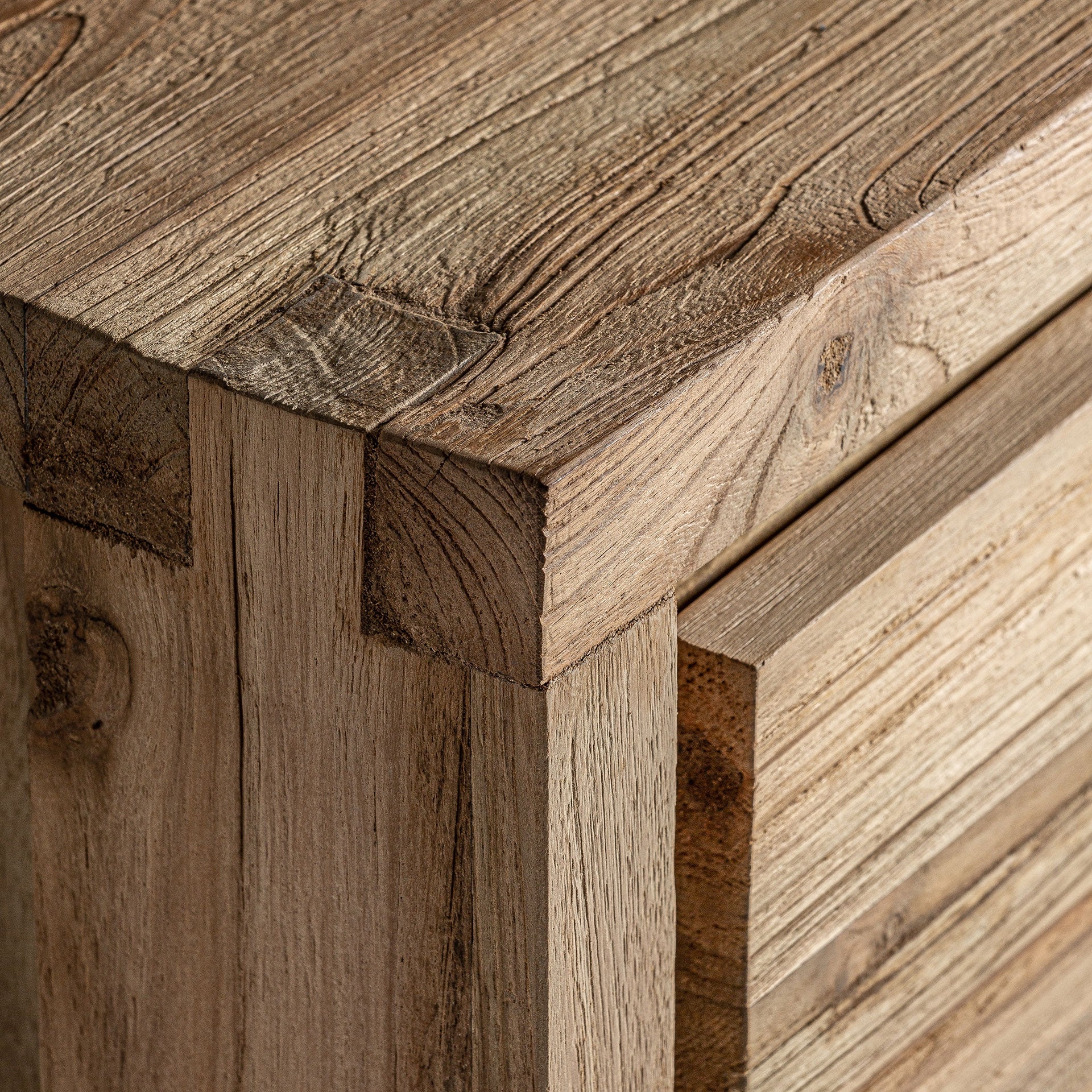 LUX Nightstand Recycled Wood