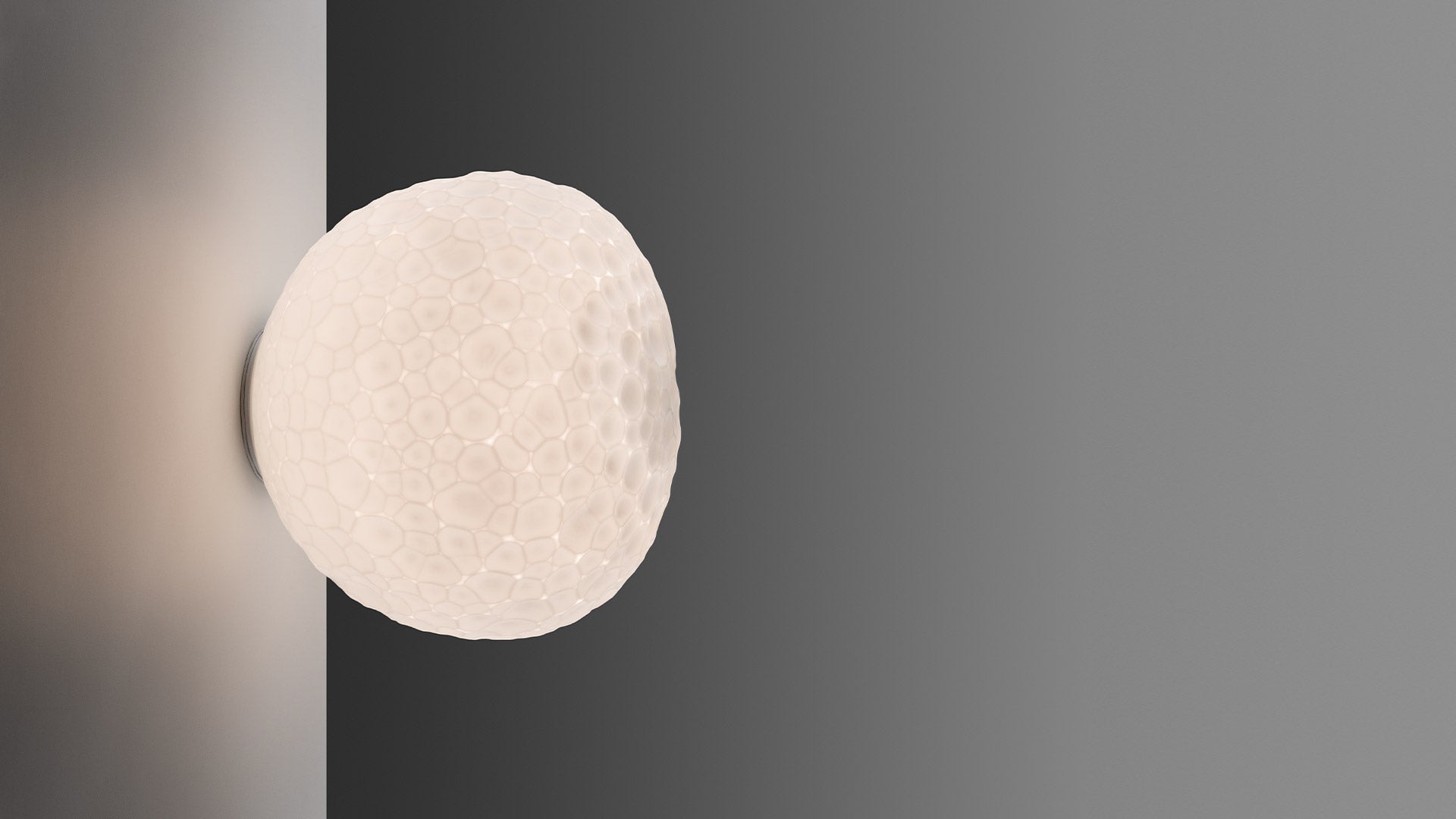 Wandleuchte METEORITE weiß