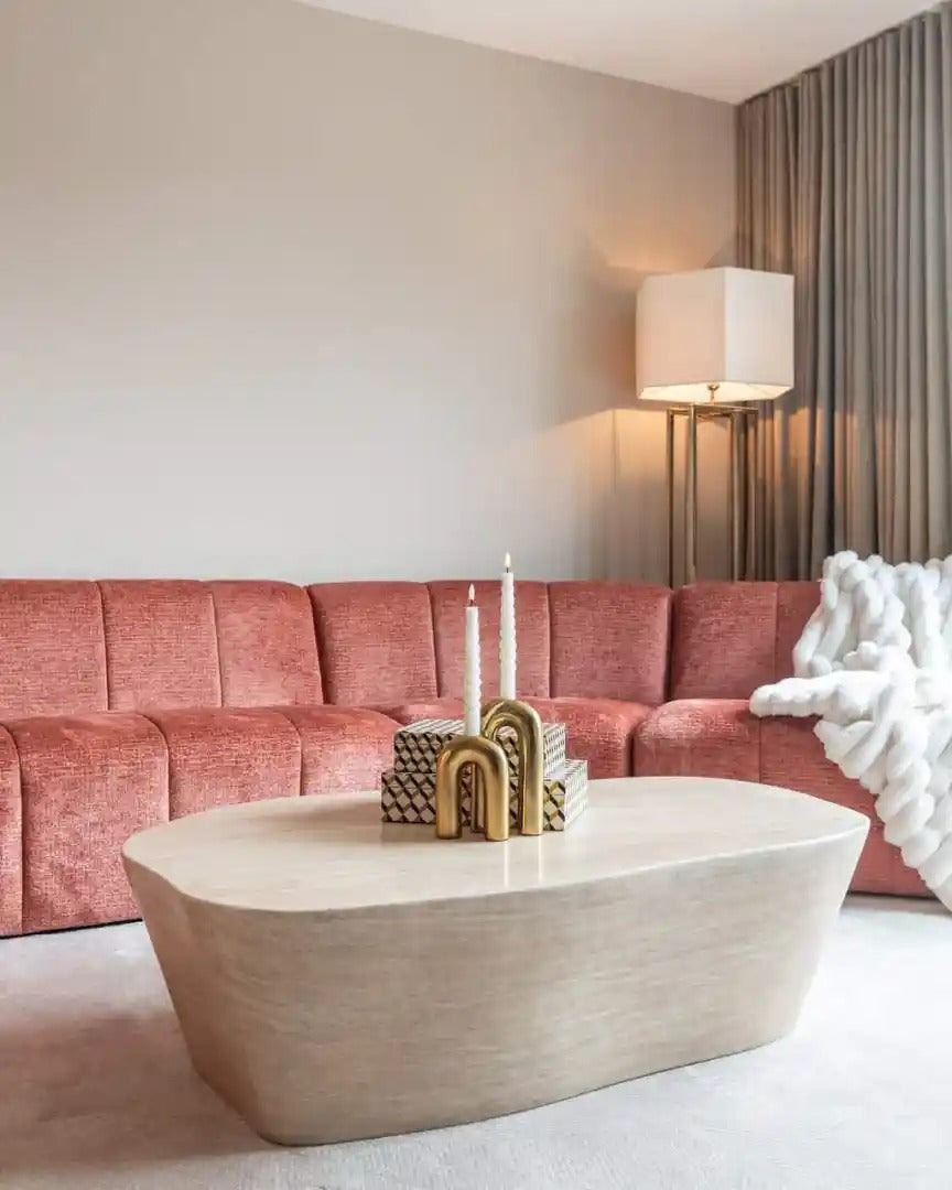 Beiger Couchtisch FICTUS